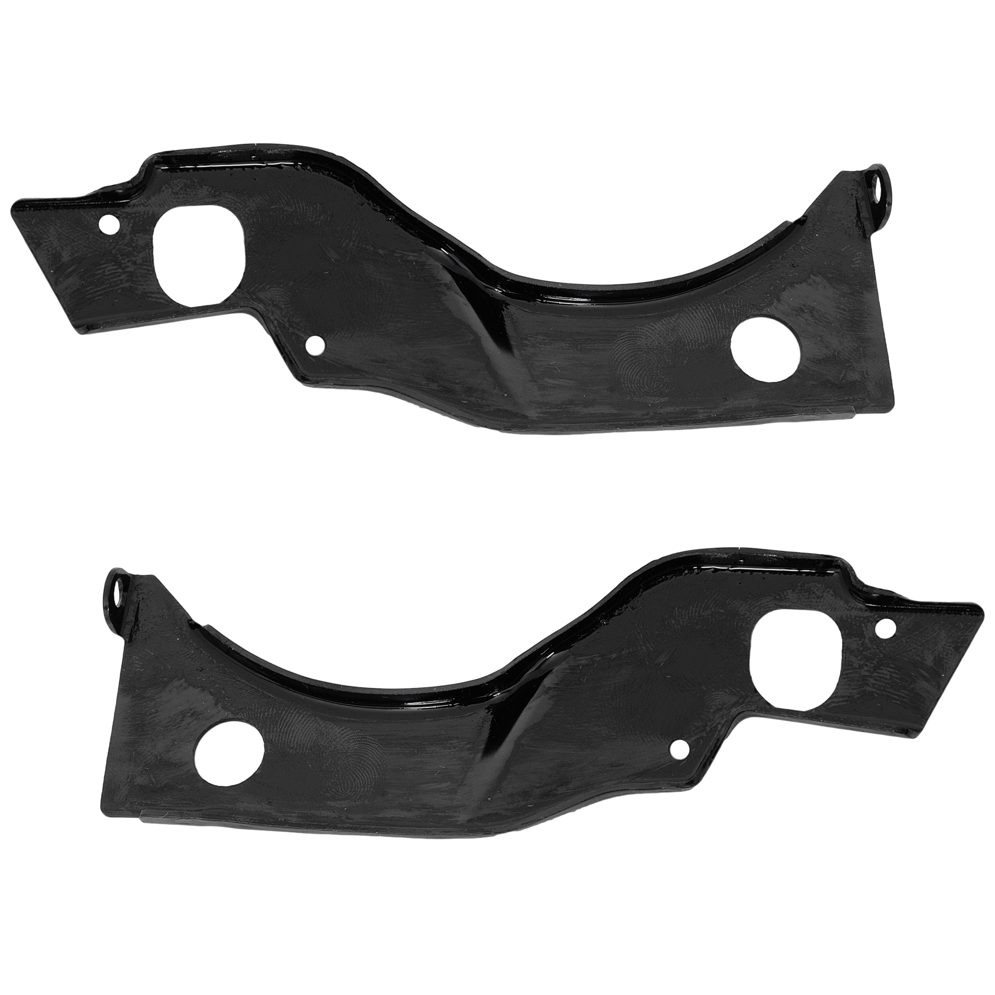 AM SANTA FE 17-19 SANTA FE XL 19-19 RADIATOR SUPPORT BRACKET RH AND LH SKU SET RH25270007 Partslink HY1063107 HY1062107 OEM 86576B8AA0-86575B8AA0