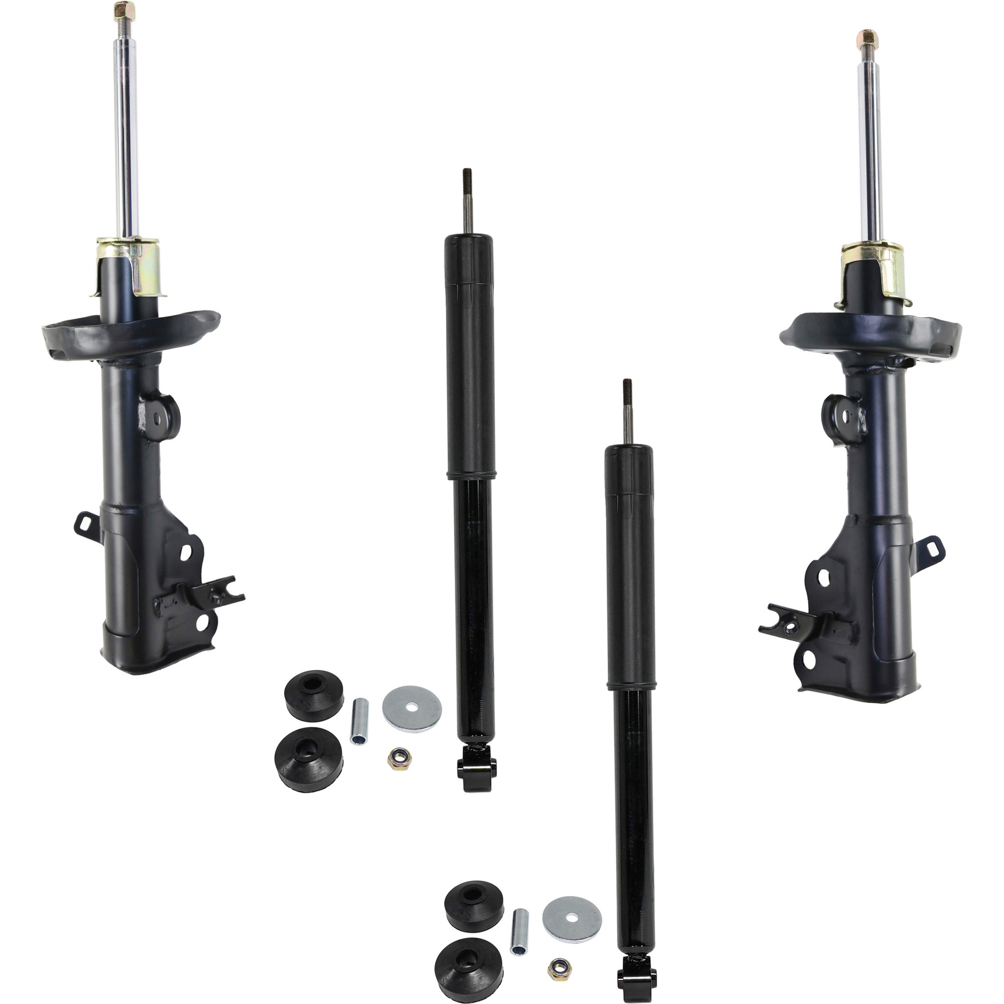 AM CIVIC 13-15 FRONT AND REAR SHOCK AND FULLY LOADED STRUT RH AND LH Sedan Set of 4 SKU SET RH28050005-4 B OEM 51611TR0A03-51621TR0A03