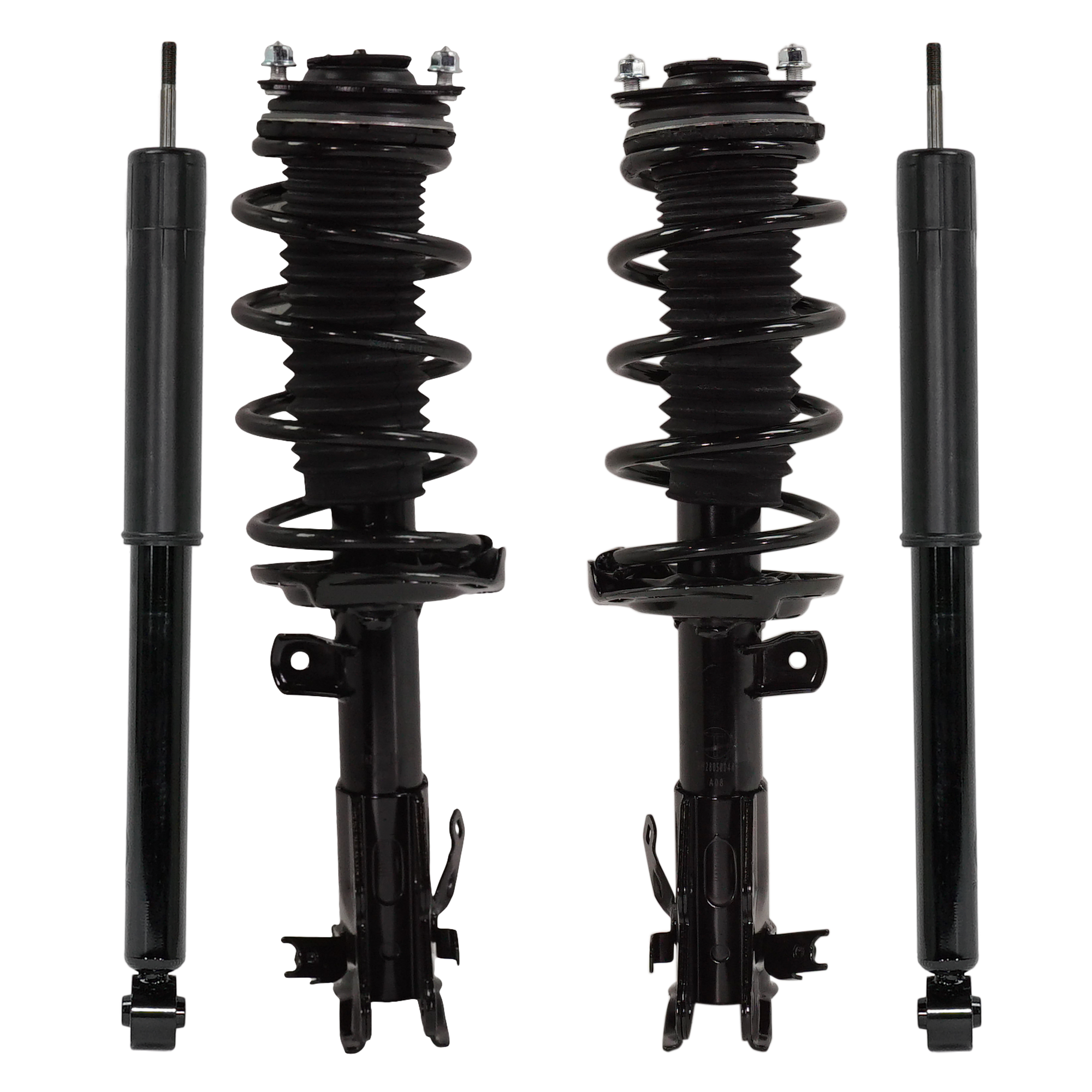AM CIVIC 13-15 FRONT AND REAR SHOCK AND FULLY LOADED STRUT RH AND LH Sedan Set of 4 SKU SET RH28050043-4 OEM 1333454L SR4268 LS5391181L 516