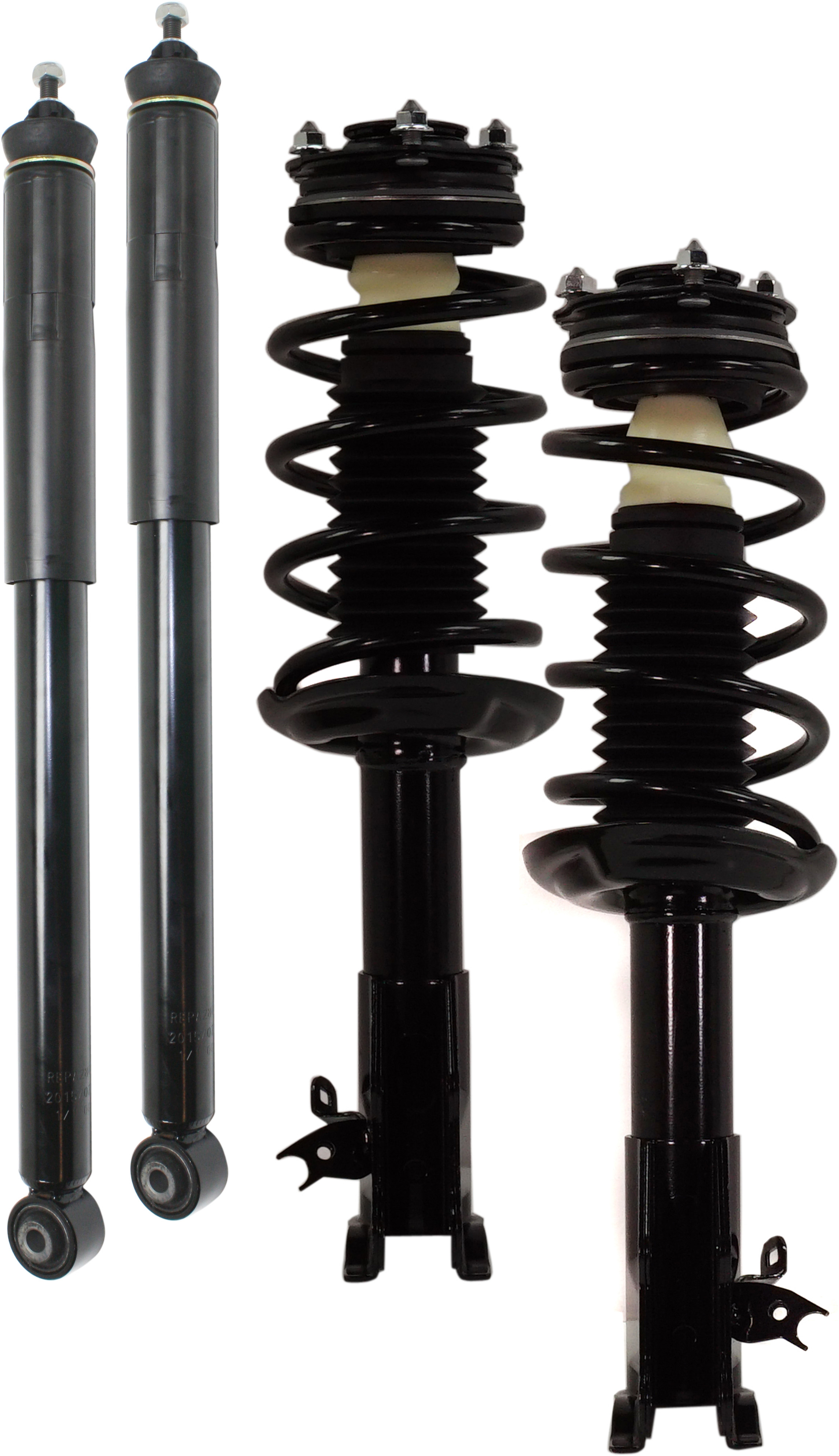 AM CIVIC CSX 06-11 FRONT AND REAR SHOCK AND FULLY LOADED STRUT RH AND LH Sedan Set of 4 SKU SET RH28050065-4 OEM 51605SNAA03-51605SNAA13-714142