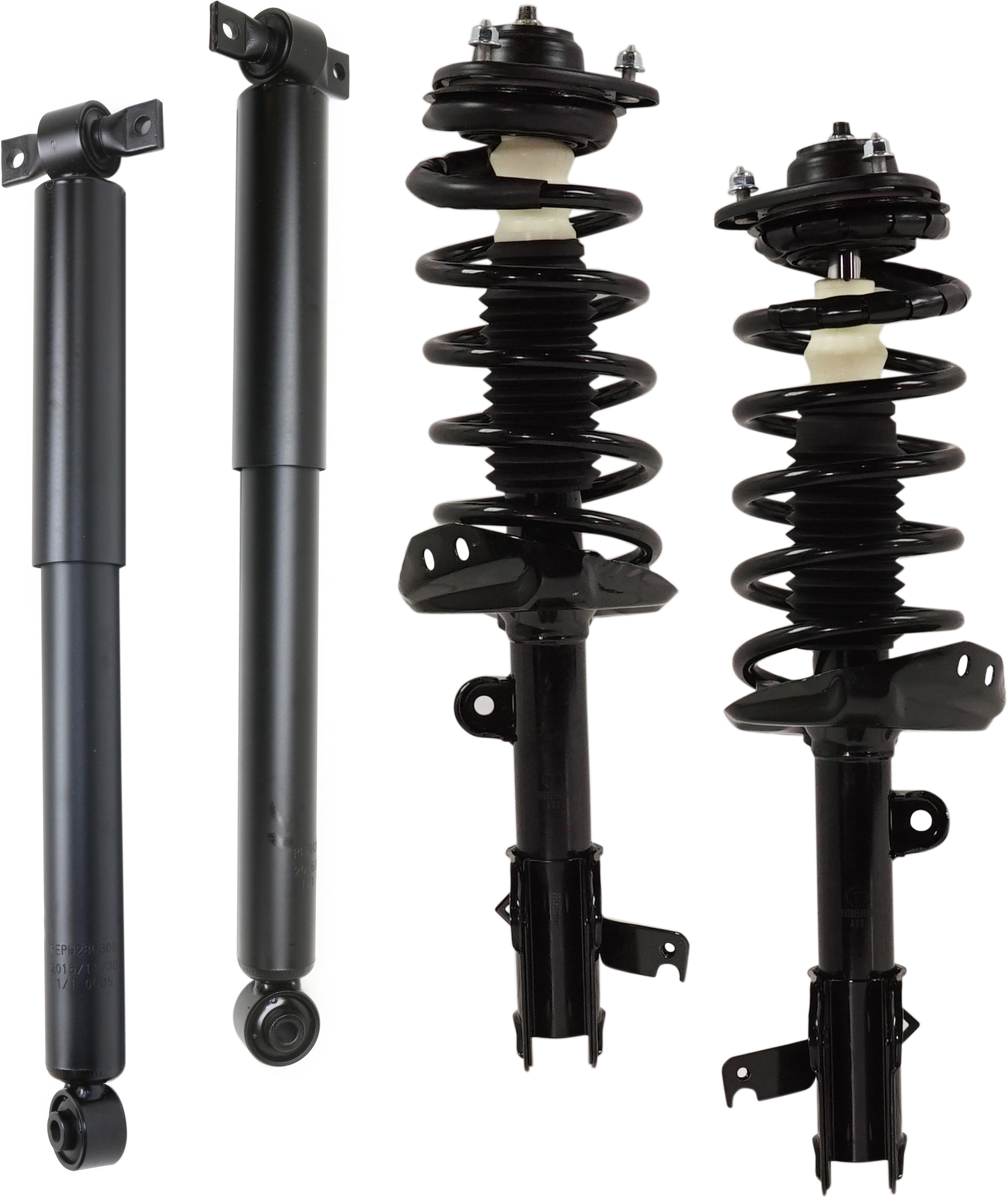 AM ODYSSEY 08-10 FRONT AND REAR SHOCK AND FULLY LOADED STRUT RH AND LH Set of 4 SKU SET RH28050079-4 OEM 51606SHJL31-172542 G57564-1333