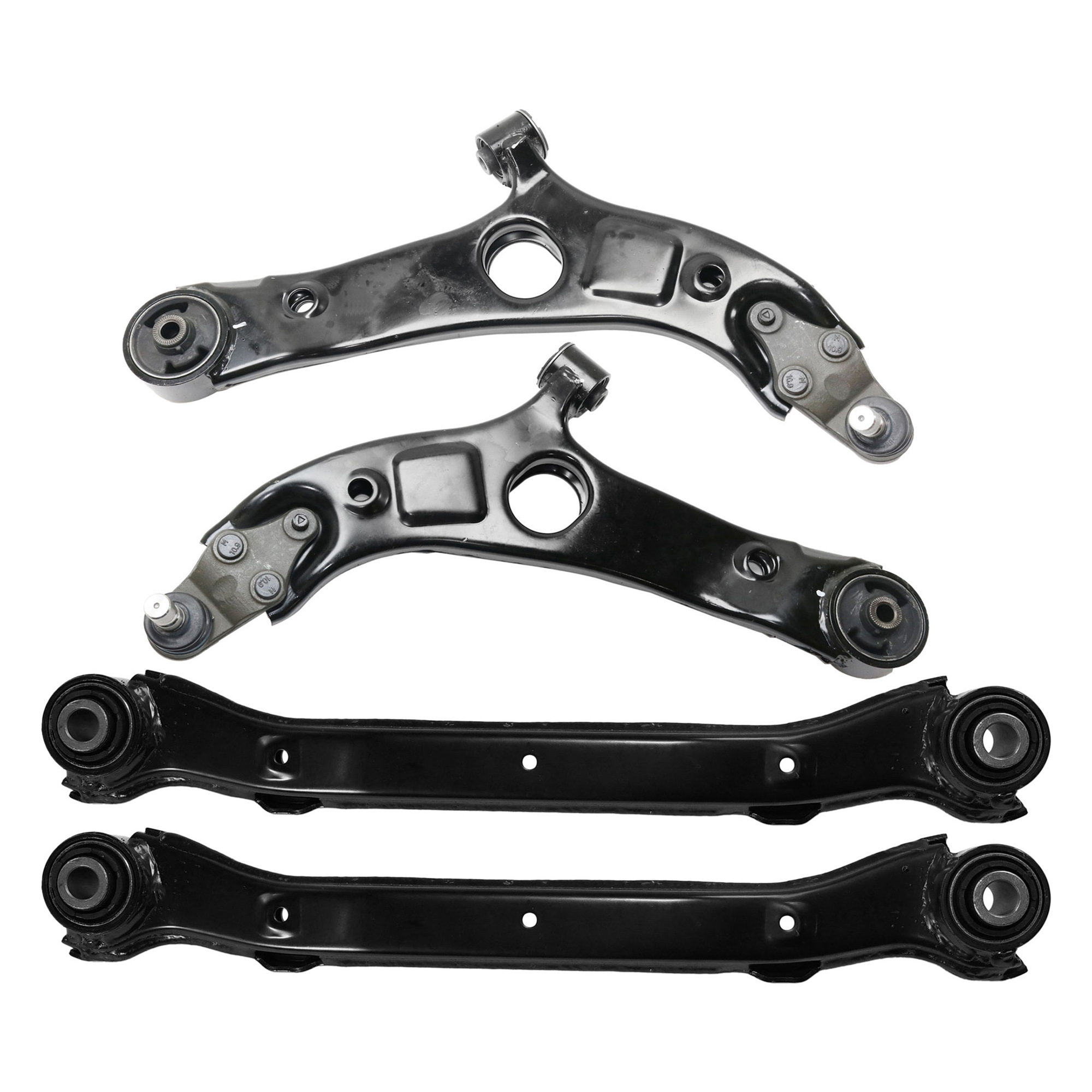 AM OPTIMA 12-15 SONATA 11-14 FRONT AND REAR CONTROL ARM RH AND LH Upper Rearward and Lower Set of 4 Front Lower w ball joints Rear Upper w o ball joints SKU SET RH28150005-4 OEM 545014C000-545013S200-545004C0