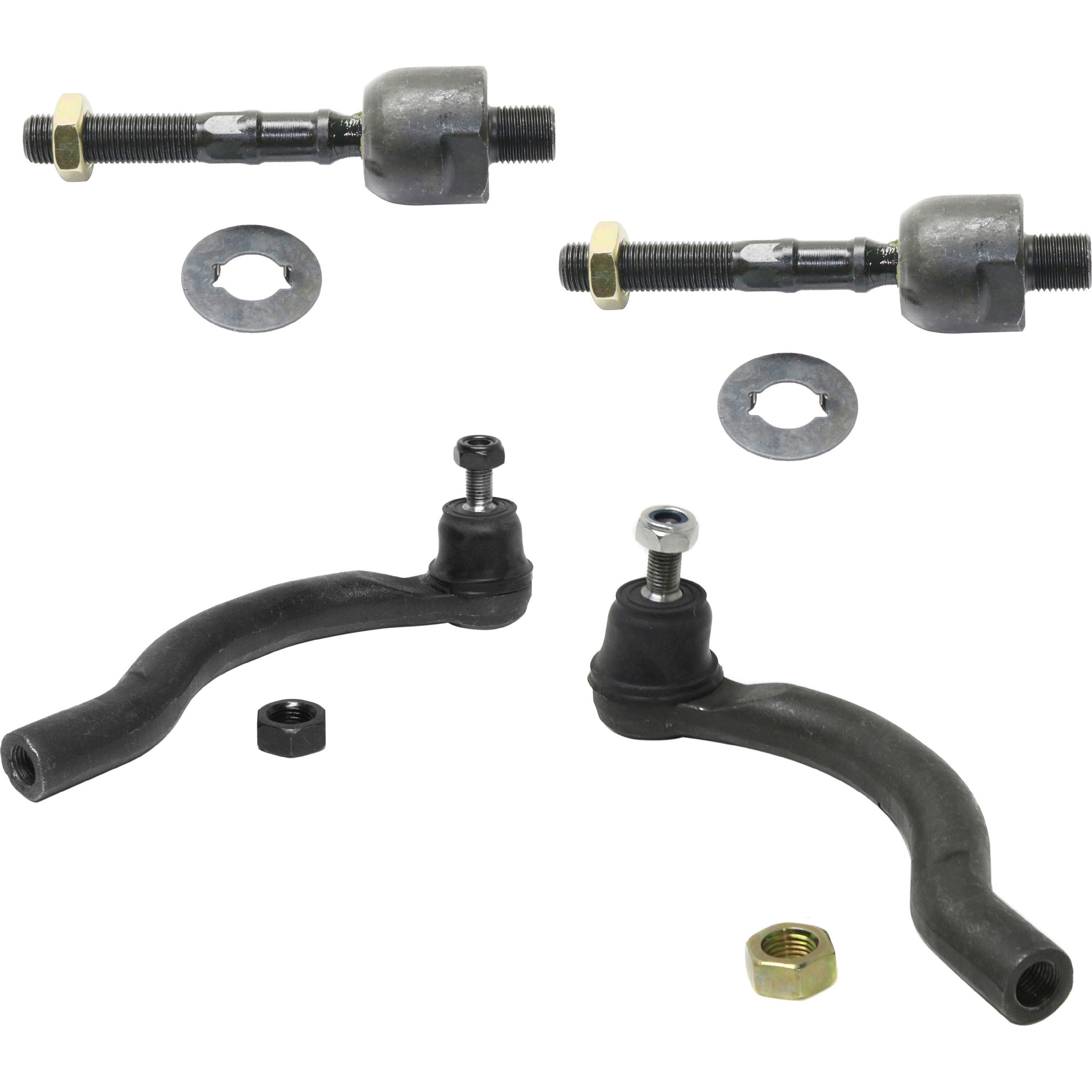 AM ACCORD 05-07 FRONT TIE ROD END RH AND LH Inner and Outer SKU SET RH28210011-4 OEM 53010SEA900-53540SDAA01-53560S