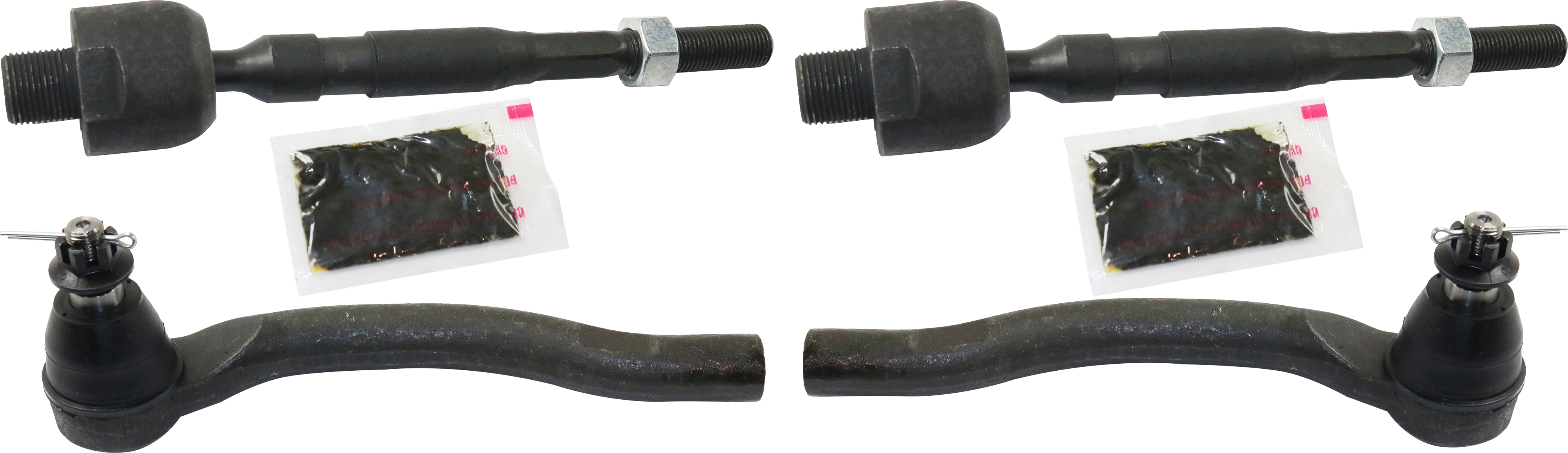 AM PILOT 09-15 FRONT TIE ROD RH AND LH Inner and Outer Set of 4 SKU SET RH28210015-4 OEM 1017669-45A2514-4012445-612400