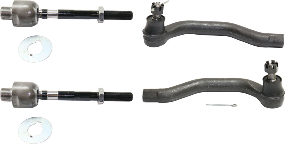 AM CIVIC 06-11 FRONT TIE ROD RH AND LH Inner and Outer Set of 4 SKU SET RH28210018-4 OEM 53540SNEA01-53560SNEA01-53610S