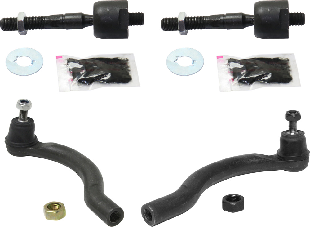 AM ACCORD 03-06 FRONT TIE ROD END RH AND LH Inner and Outer 6 Cyl 3.0L Eng. Man Trans SKU SET RH28210025-4 OEM 53010SDPA01-53540SDAA01-53560S