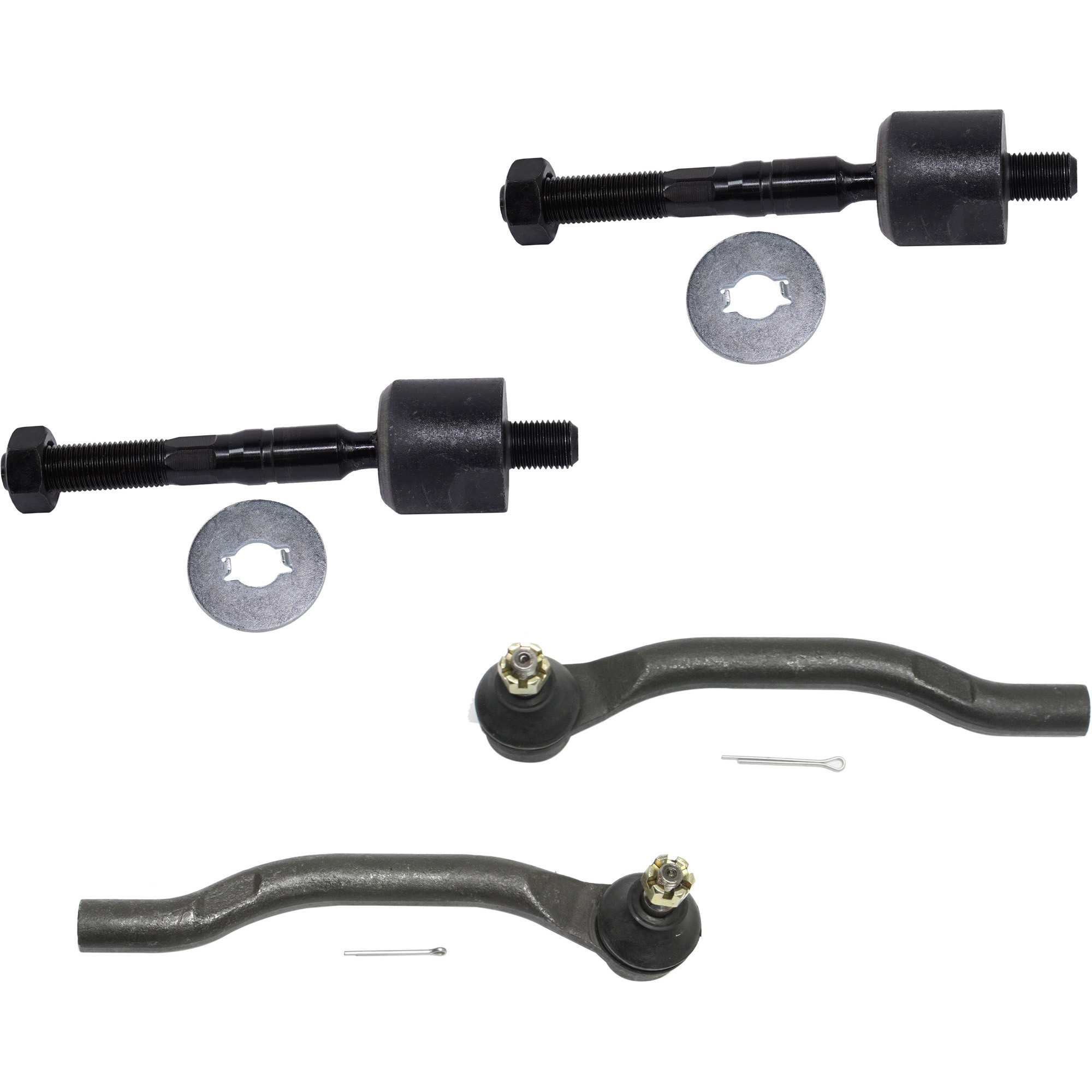 AM ACCORD 98-02 FRONT TIE ROD END RH AND LH Inner and Outer SKU SET RH28210054-4 OEM 1014619-46A0636A 53560S84A01 E