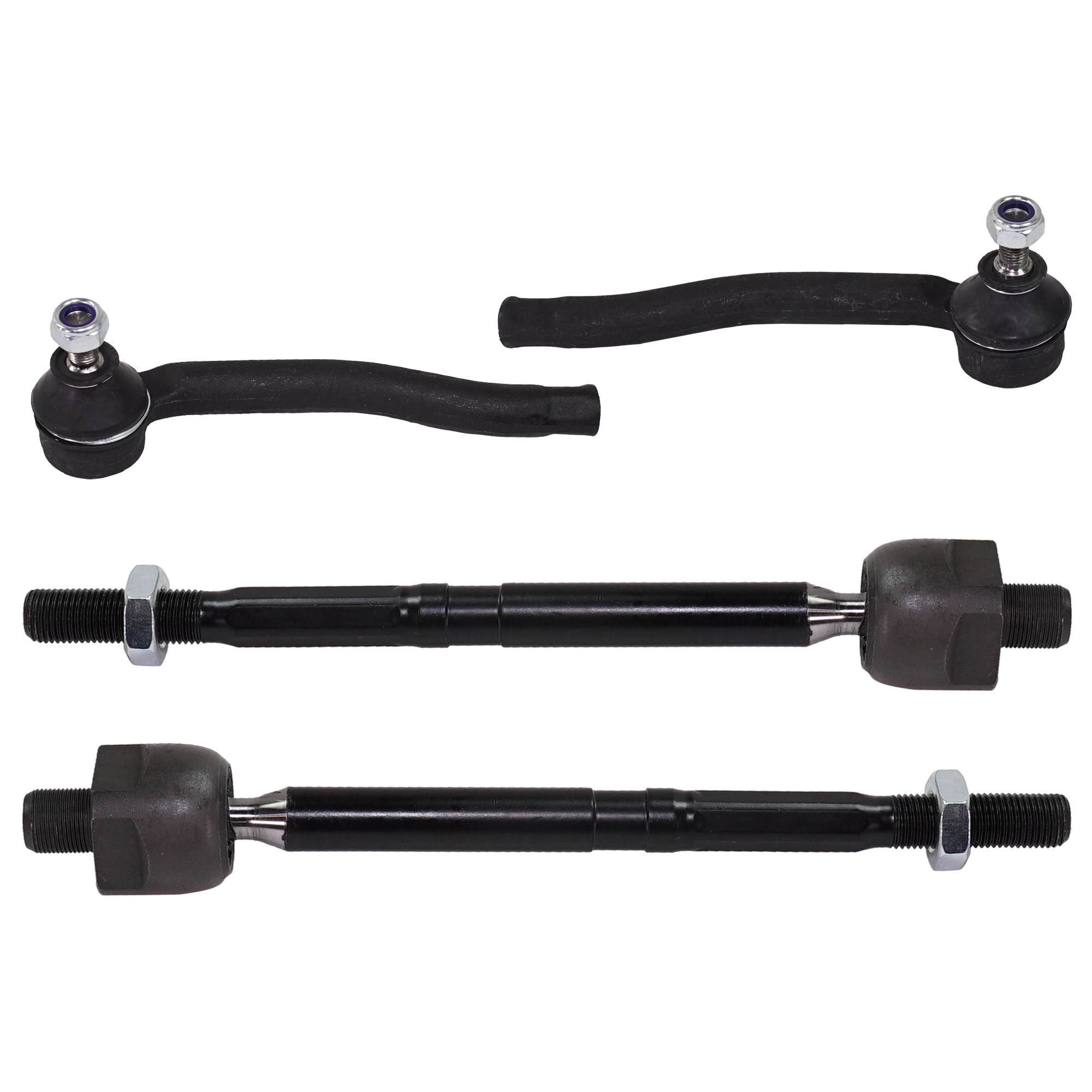 AM FIT 09-14 FRONT TIE ROD END RH AND LH Inner and Outer SKU SET RH28210059-4 OEM 1017975-45A1342 ES4657-4012377