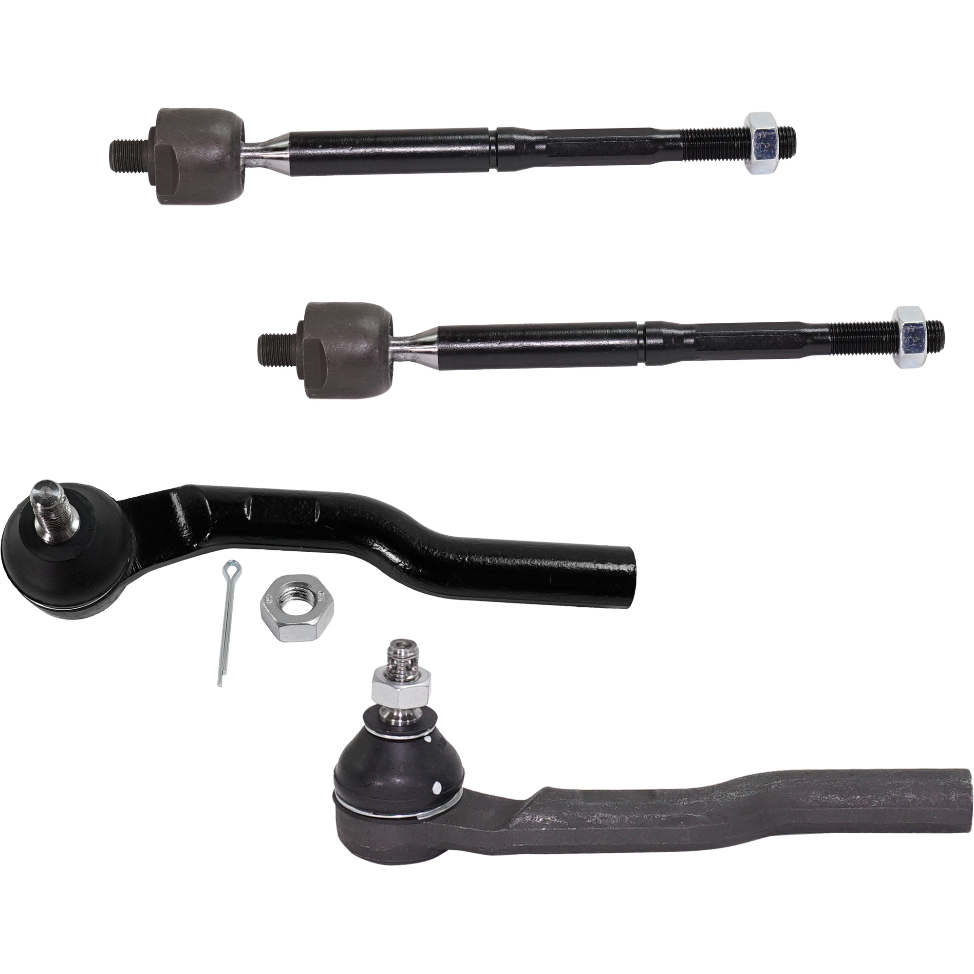 AM FIT 15-19 FRONT TIE ROD RH AND LH Inner and Outer SKU SET RH28210060-4 OEM 53010T5R003-53540T5R003-53560T