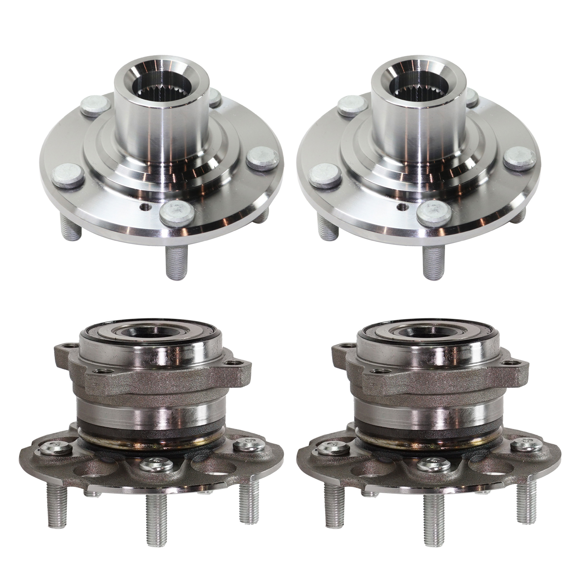 AM ACCORD CROSSTOUR 10-11 CROSSTOUR 12-15 FRONT AND REAR HUB ASSEMBLY RH AND LH AWD SKU SET RH28370007-4 B OEM 42200TP7A01-42200TP7A02 BR9307