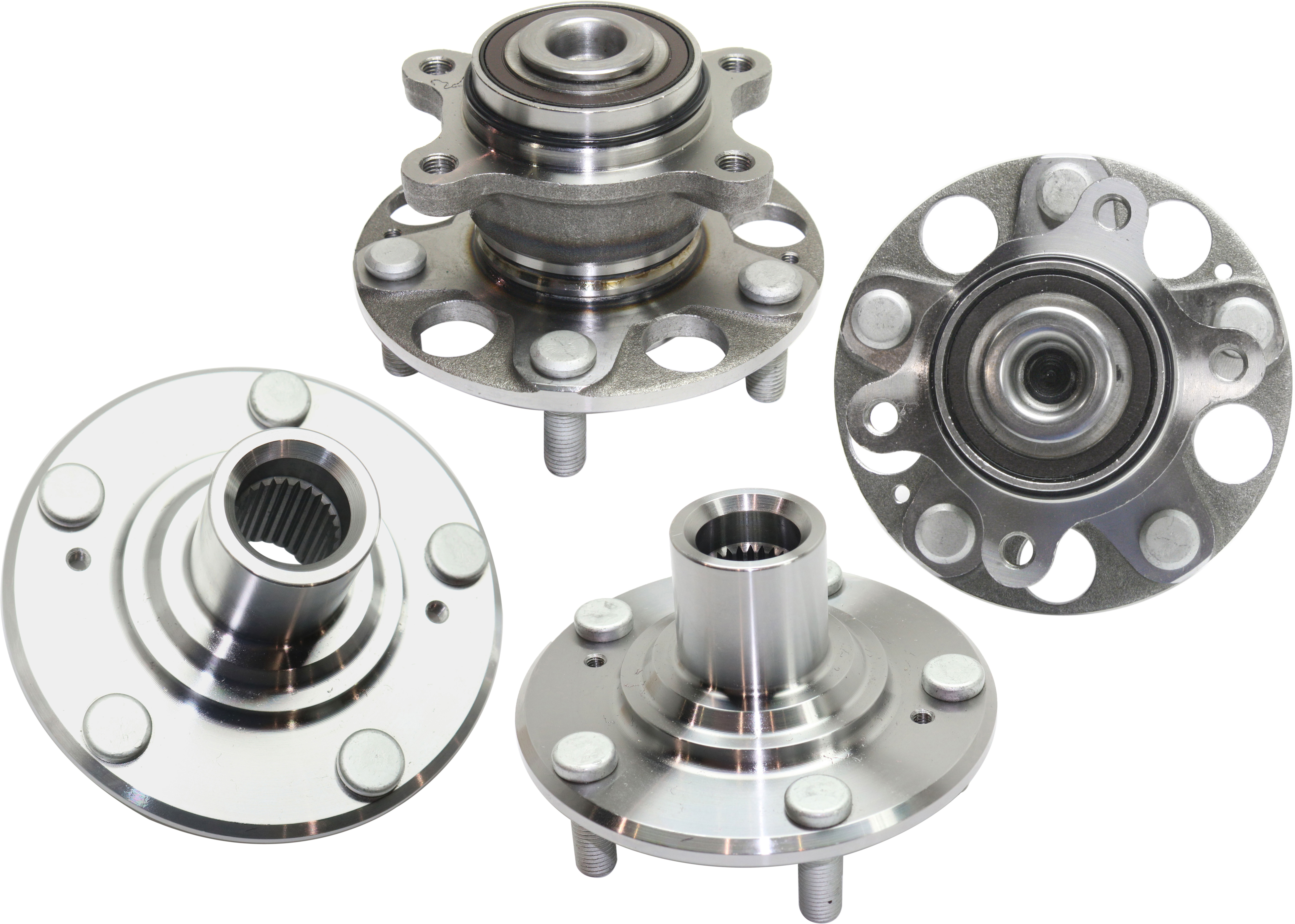 AM CIVIC 06-11 FRONT AND REAR HUB ASSEMBLY RH AND LH 5 Studs SKU SET RH28370008-4 A OEM 44600SNAA00-516181-712257-9306