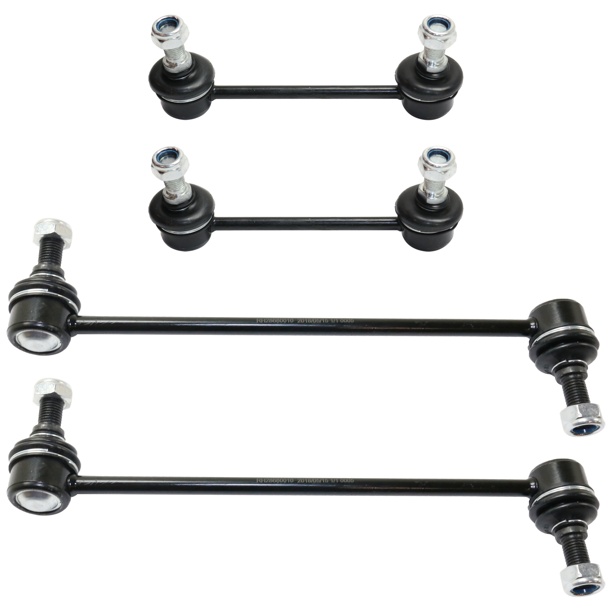 AM SPORTAGE 11-13 TUCSON 10-13 FRONT AND REAR SWAY BAR LINK RH AND LH Set of 4 SKU SET RH28680010-4 OEM 548302S200 GS90872 SL60805