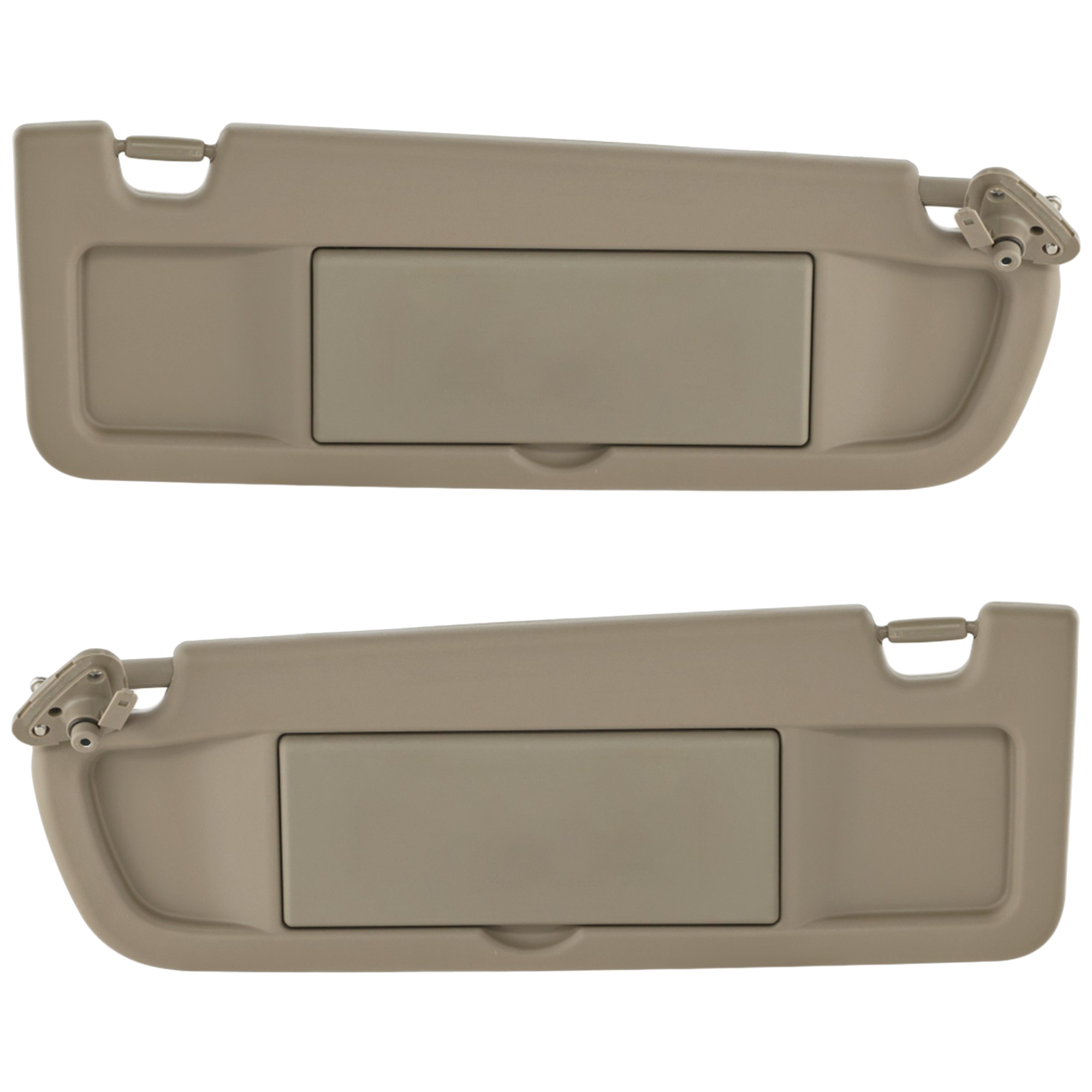 AM CIVIC 06-08 SUN VISOR RH AND LH Ivory SKU SET RH42170005 Partslink HO2942102 HO2943102 OEM 83230SNAA01ZB 83280SNAA01ZB