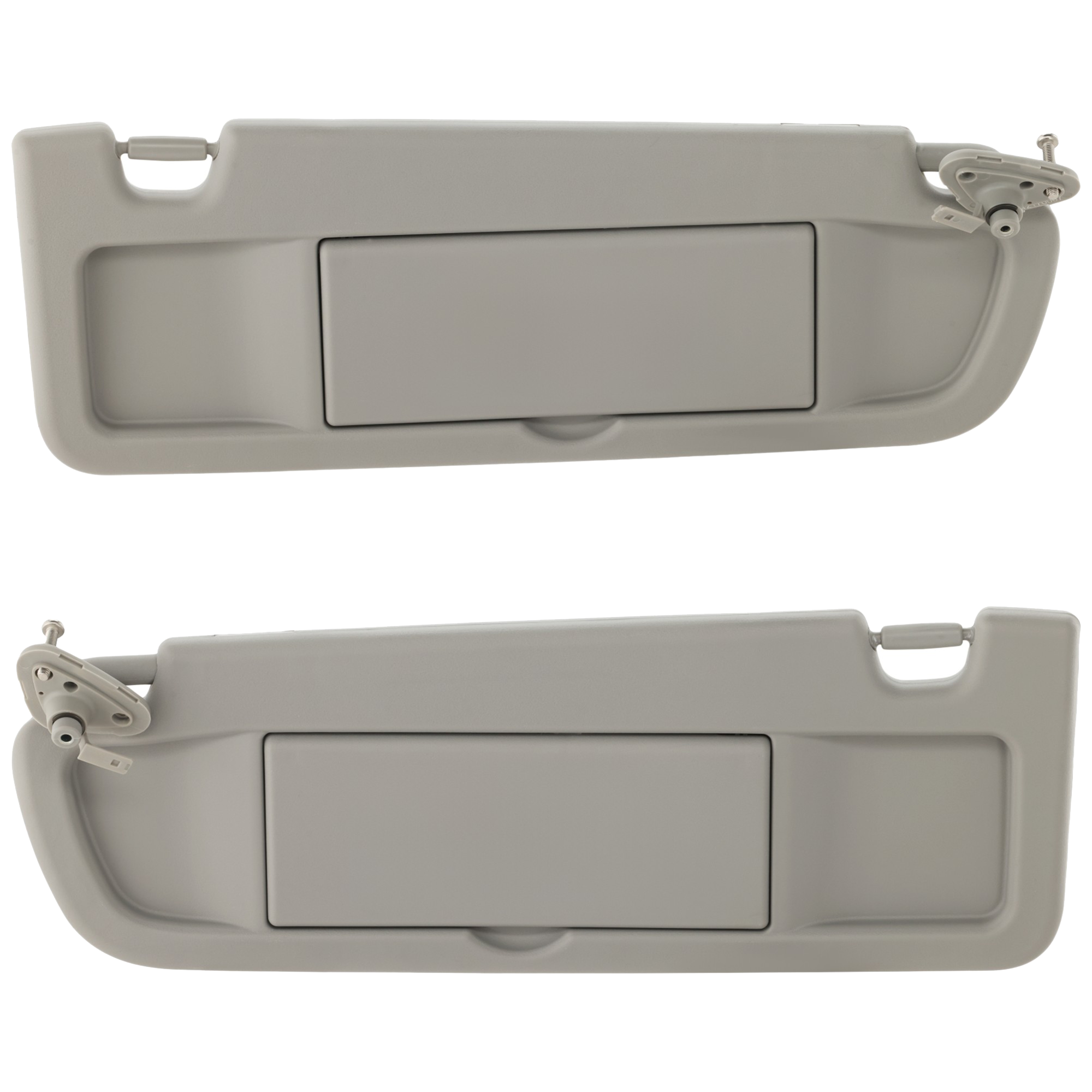 AM CIVIC 06-08 SUN VISOR RH AND LH Light Gray SKU SET RH42170007 Partslink HO2942101 HO2943101 OEM 83230SNAA01ZC 83280SNAA01ZC