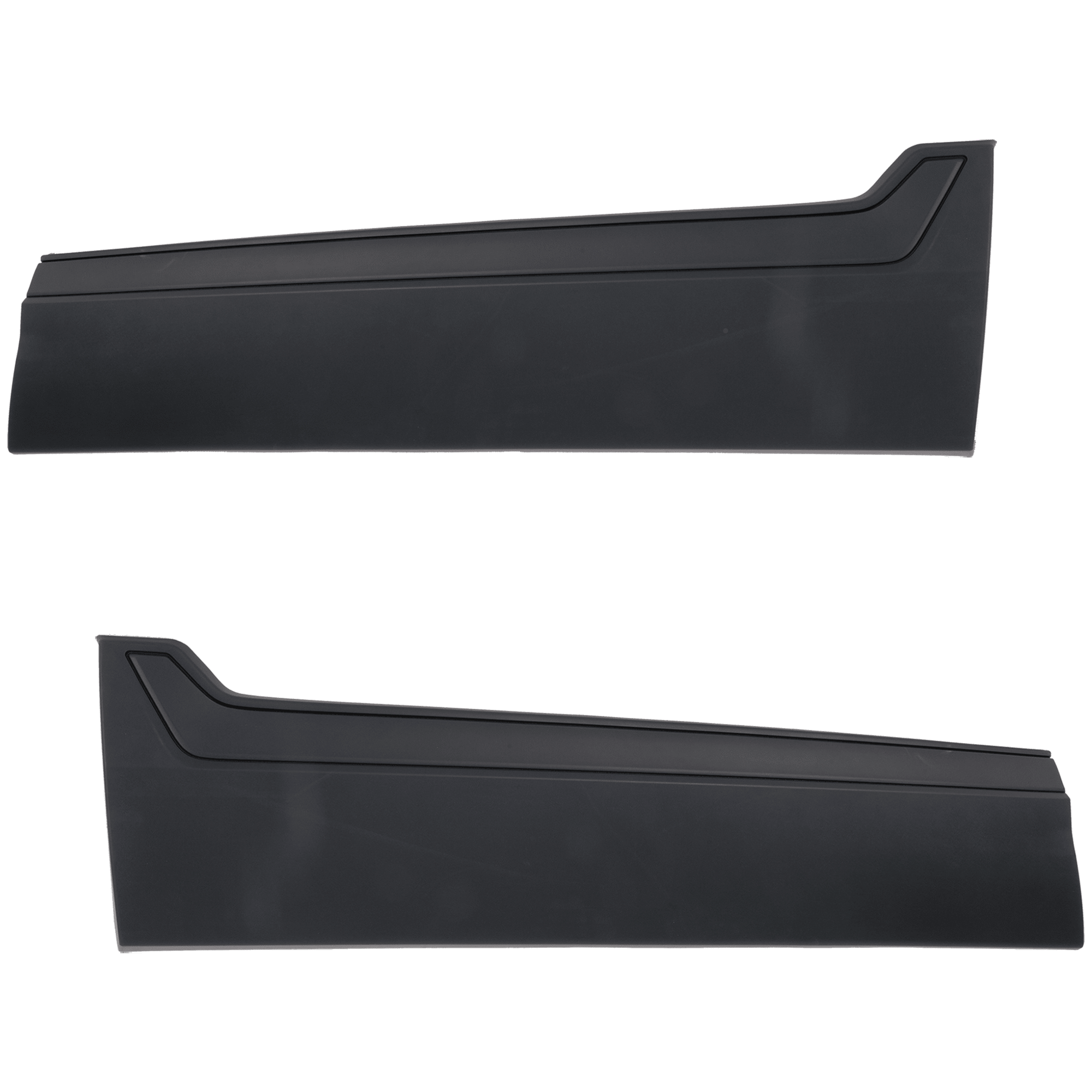 AM CR V 17-22 FRONT DOOR MOLDING RH AND LH Lower Assembly ABS Matte Black EX EX L LX Special Edition Sport Hybrid Ex Hybrid EX L Hybrid LX Models SKU SET RH46170005 Partslink HO1304110 HO1305110 OEM 75312TLCA01-75332TLCA01