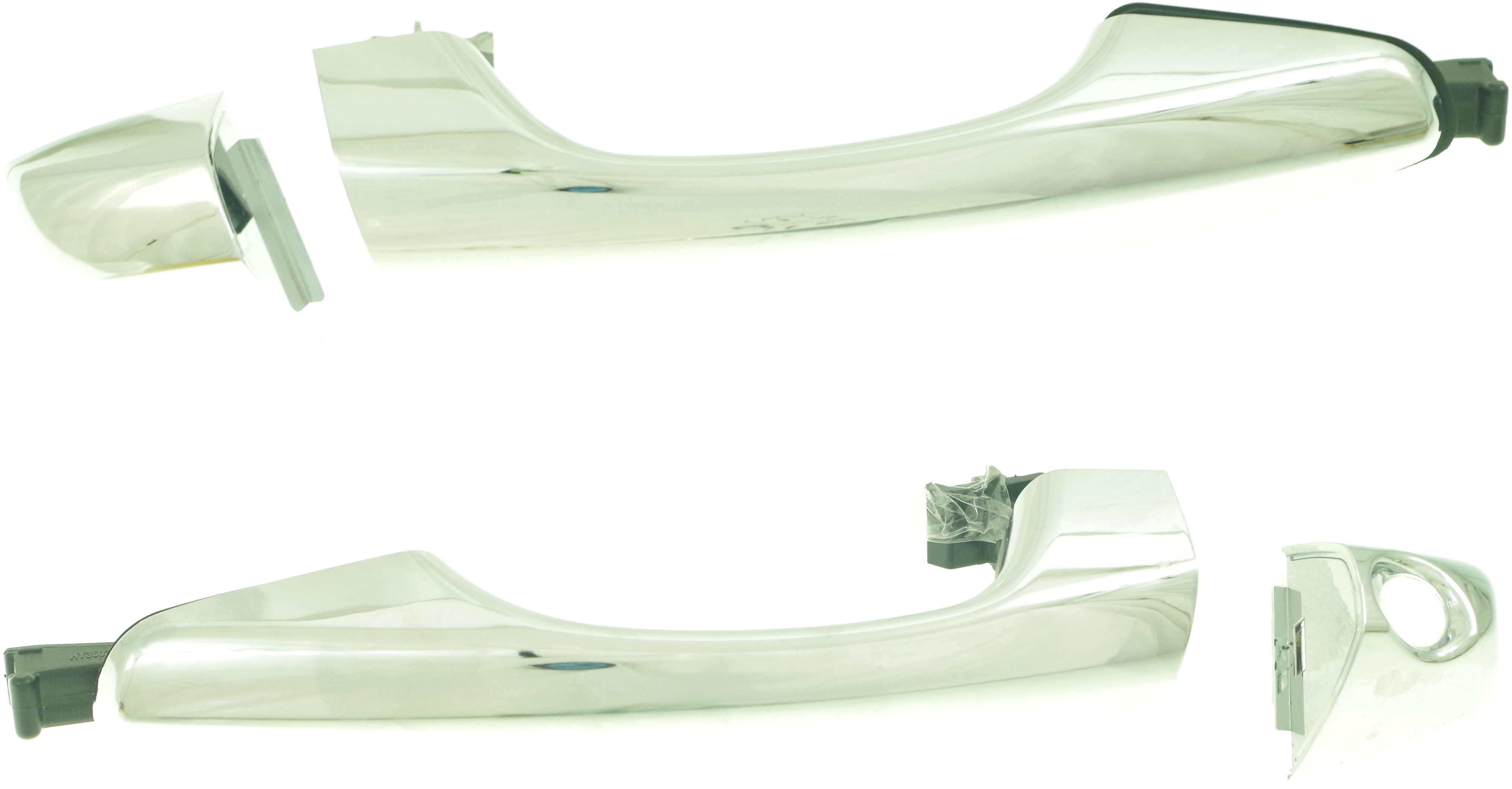 AM SANTA FE 13-19 FRONT DOOR HANDLE RH AND LH Outside Chrome w o Smart Entry System SKU SET RH46210031CK OEM 826612W010-826622W030-826512W0