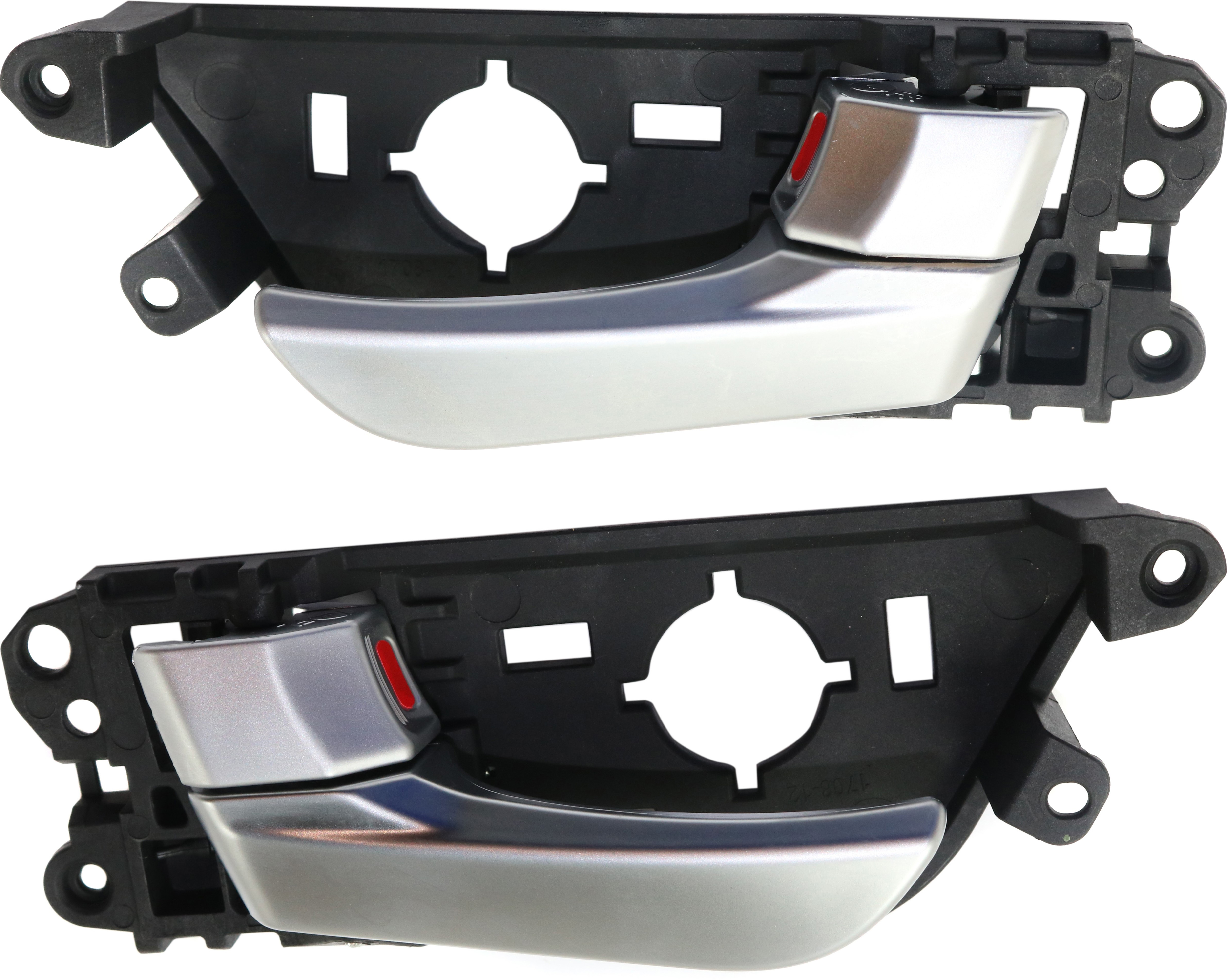 AM VELOSTER 12-17 FRONT INTERIOR DOOR HANDLE RH and LH Silver Handle + Knob 1.6L Turbo Eng SKU SET RH46210047 OEM 826102V010SDH 826202V010SDH