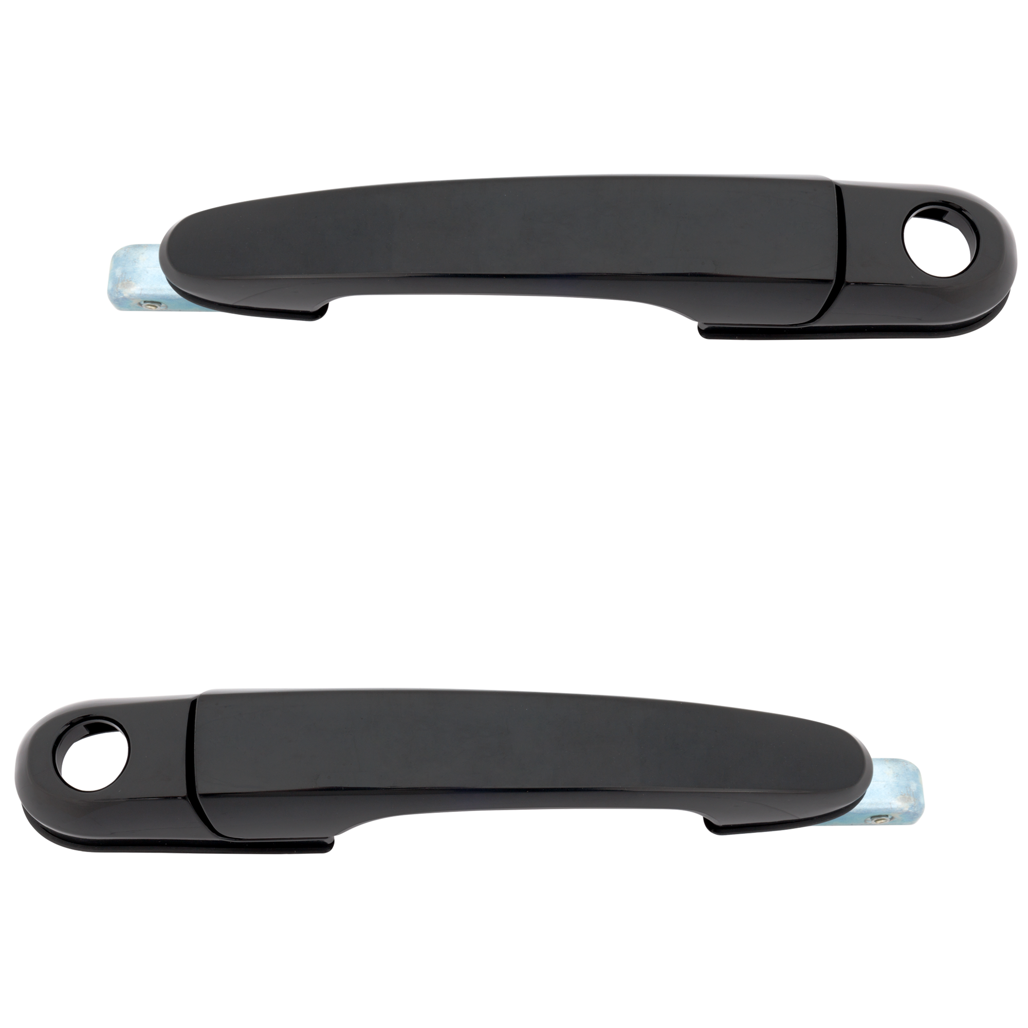 AM TUCSON 05-09 FRONT EXTERIOR DOOR HANDLE RH AND LH Smooth Black w o Keyless Entry SKU SET RH46250077 OEM 826602E000-826502E000