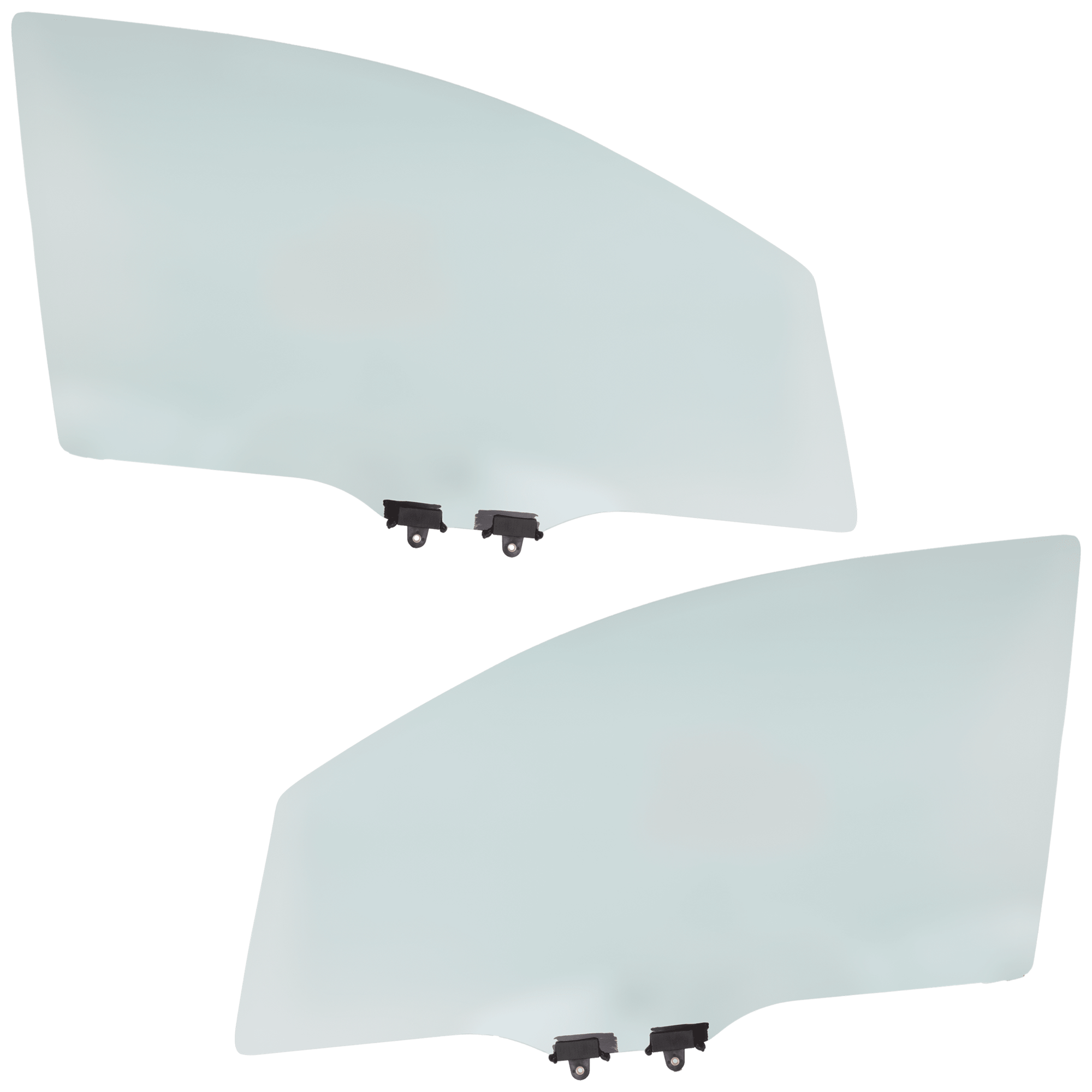 AM HONDA FIT 07-08 FRONT DOOR GLASS RH AND LH Green Tint w Clip SKU SET RH48010017