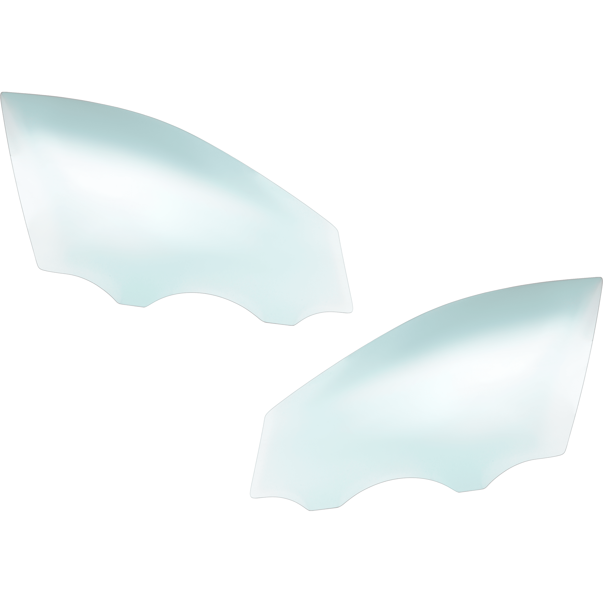 AM HYUNDAI ELANTRA 07-10 FRONT DOOR GLASS RH AND LH Green Tint Sedan SKU SET RH48010021 OEM 824112H010-824212H010