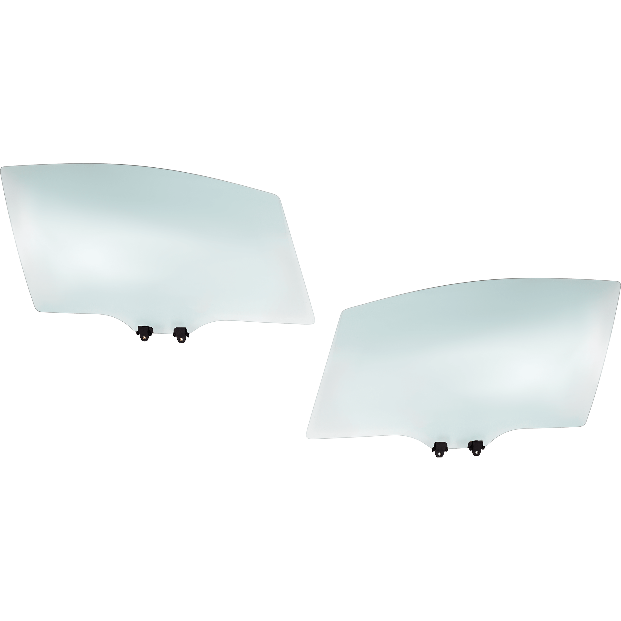AM HONDA FIT 09-14 FRONT DOOR GLASS RH AND LH Green Tint w Clip Base Sport Model SKU SET RH48010029 OEM 73300TF0U00-73300TK6A11-73350T
