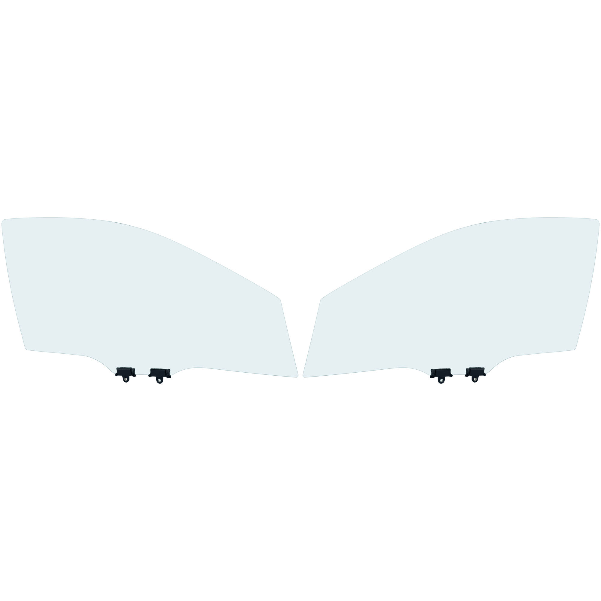 AM HONDA ACCORD 13-17 FRONT DOOR GLASS RH AND LH Green Tint w Solar Clip Japan USA Built Vehicle Sedan SKU SET RH48010065 OEM 73300T2AA10-73300T2FA20-73300T