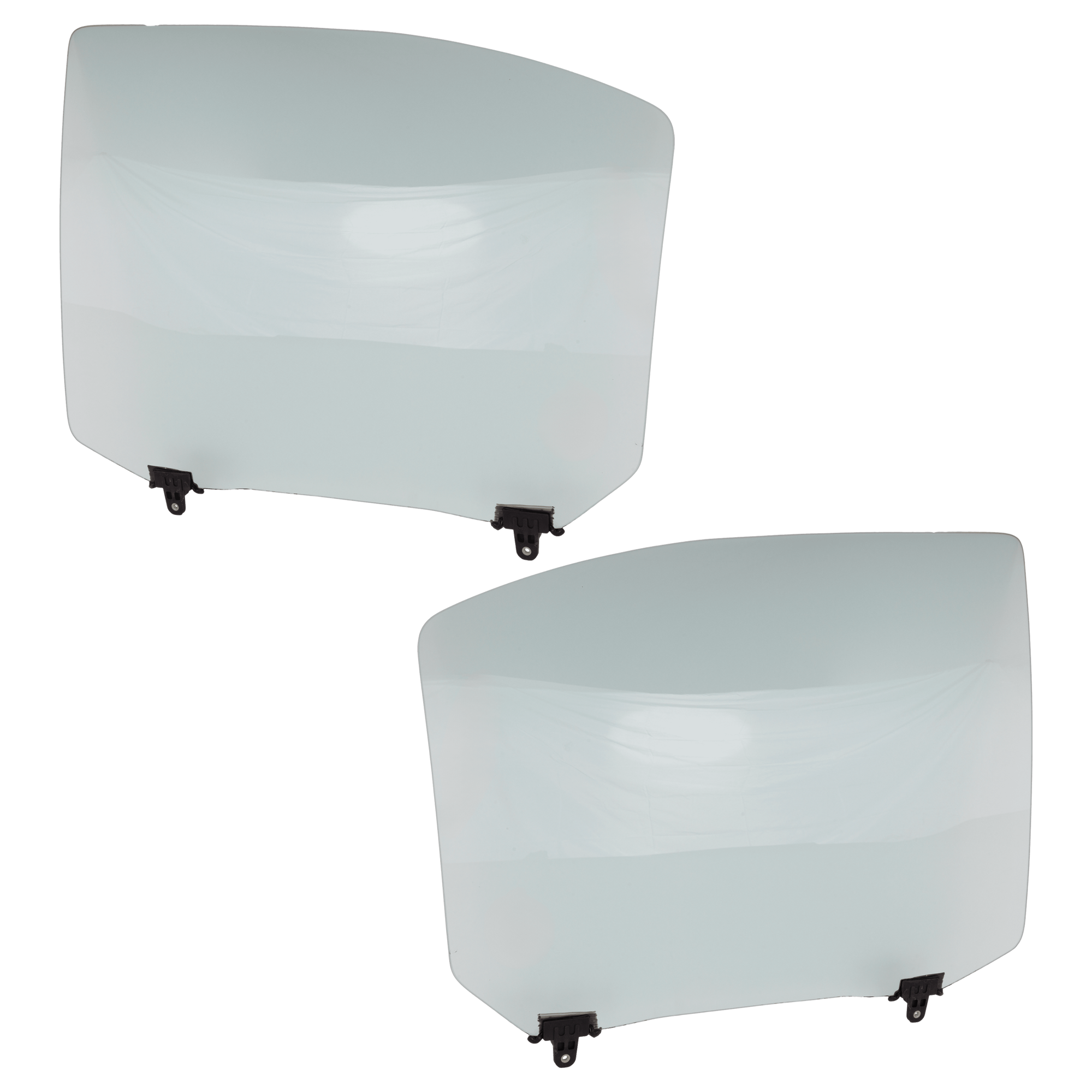AM HYUNDAI ELANTRA 01-06 REAR DOOR GLASS RH AND LH Green Tint w Clip Sedan SKU SET RH48130009 OEM 834102D011-834202D011