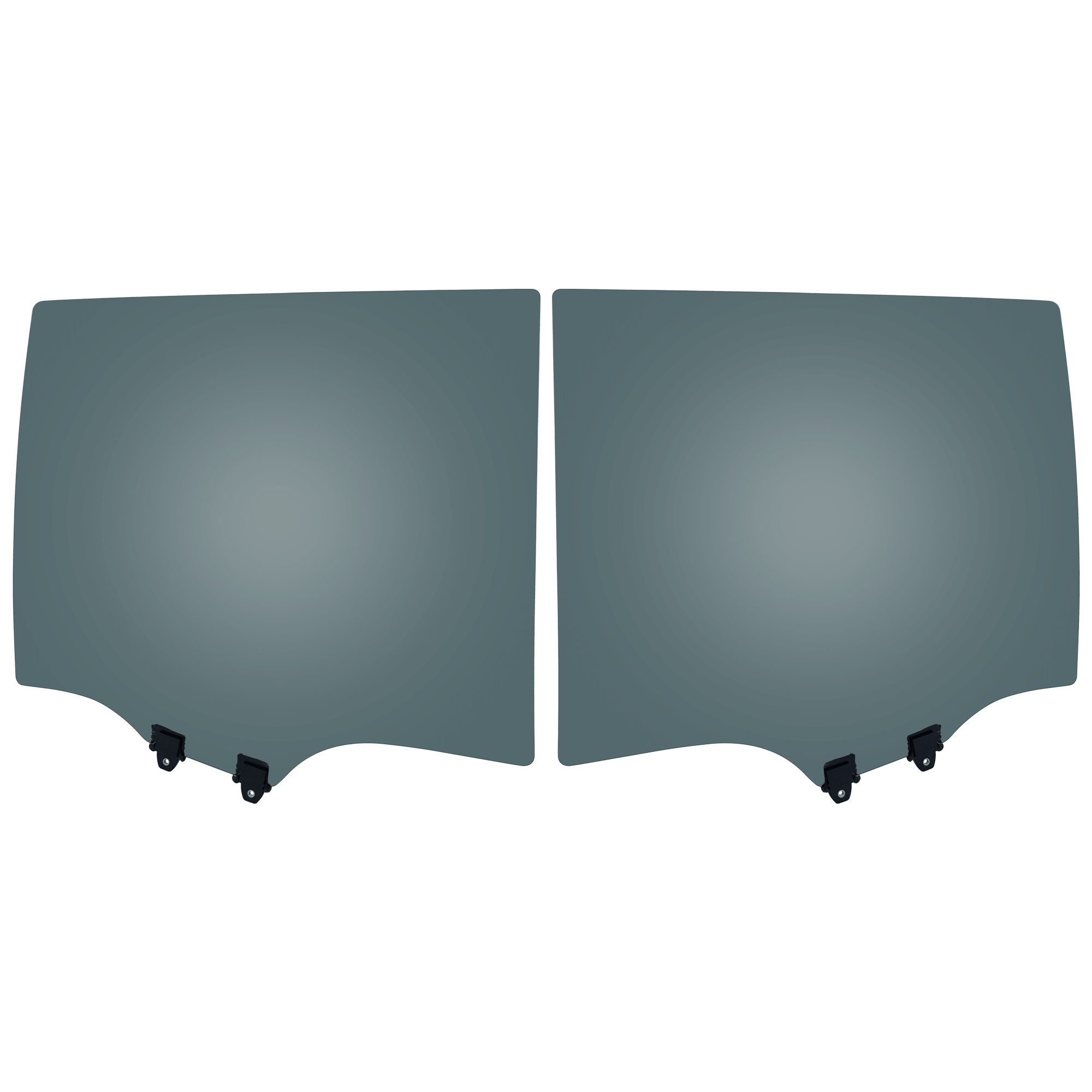 AM PILOT 09-15 REAR DOOR GLASS RH AND LH Gray Tint Privacy w Solar Clip SKU SET RH48130019 OEM 73400SZAA10-73450SZAA10