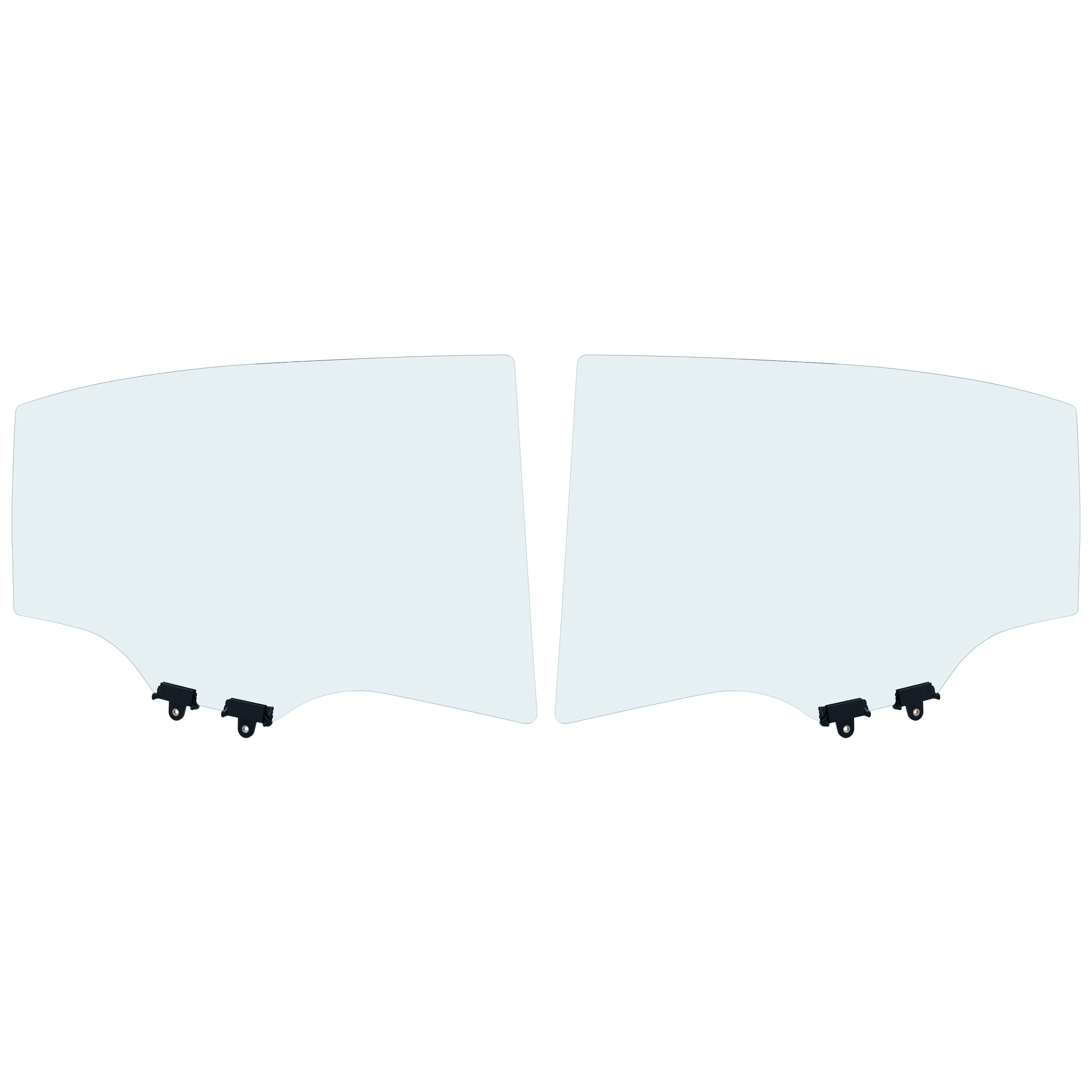 AM HONDA CIVIC 12-15 REAR DOOR GLASS RH AND LH Green Tint w Solar Clip Sedan SKU SET RH48130031 OEM 73400TR3A00-73450TR3A00