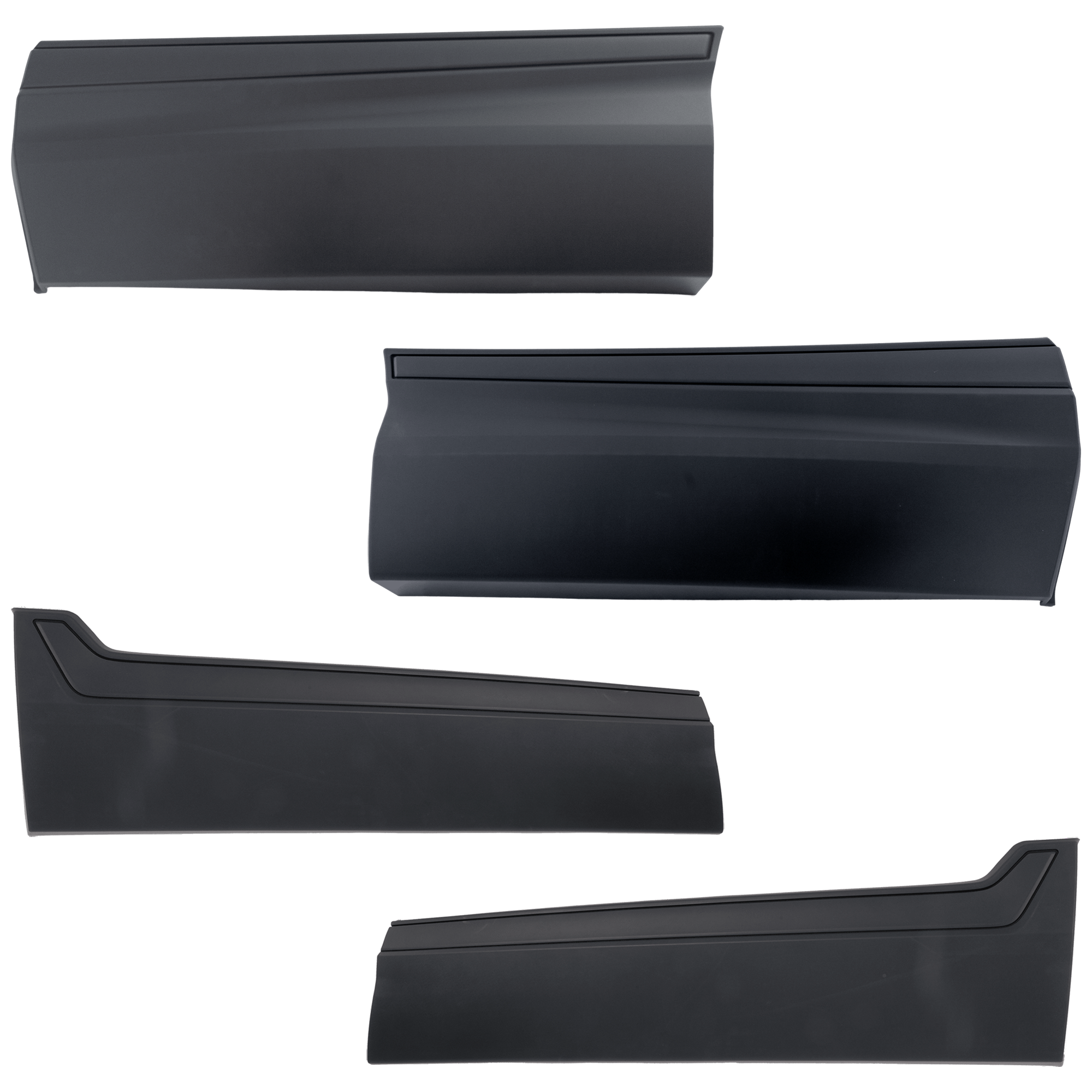 AM CR V 17-22 FRONT AND REAR DOOR MOLDING RH AND LH Lower Matte Black SKU SET RH49090003-4