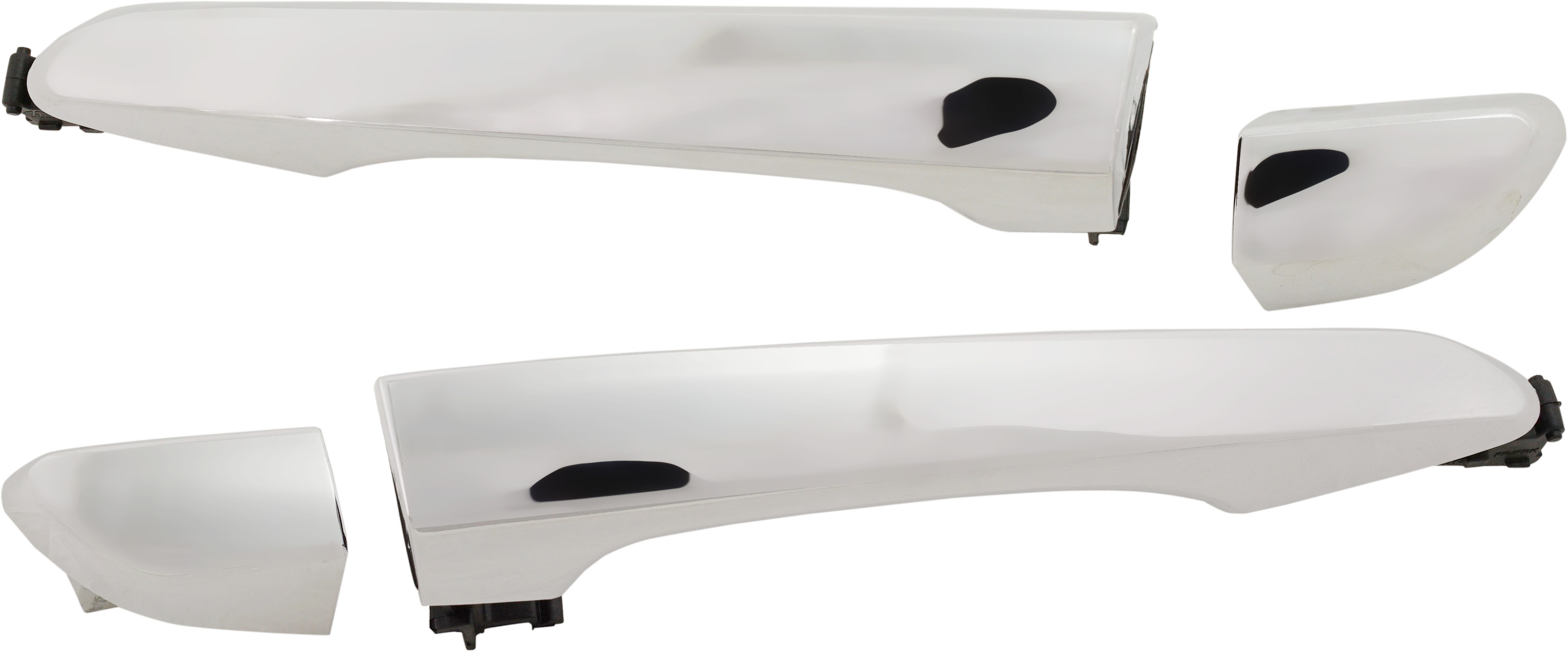 AM TUCSON 16-21 REAR EXTERIOR DOOR HANDLE RH AND LH All Chrome w o Keyhole w Cover w o Smart Key SKU SET RH49130003C OEM 83661D3010-83662D3010-83651D30