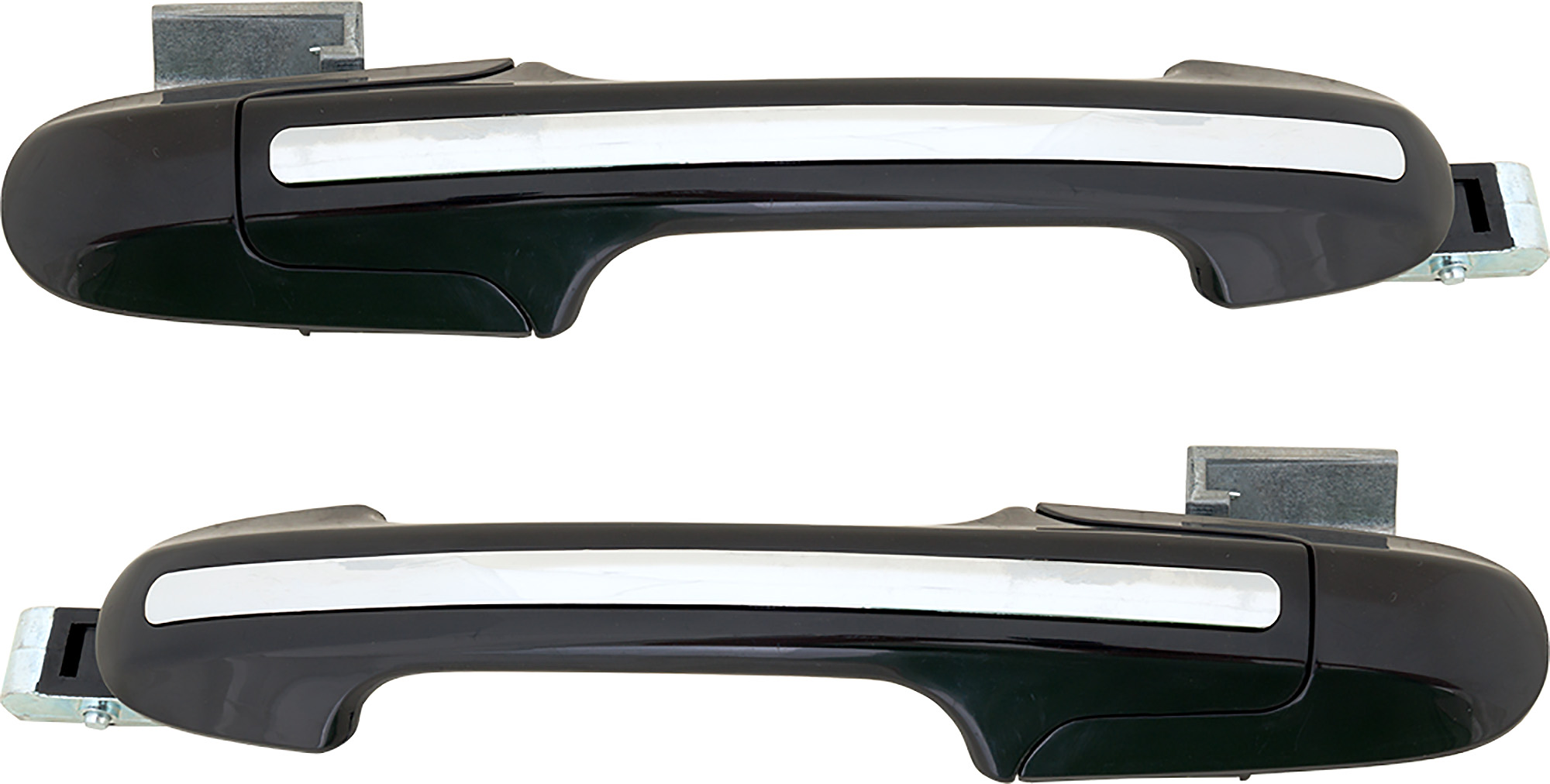 AM ACCORD 03-07 REAR EXTERIOR DOOR HANDLE RH AND LH Chrome Lever+Smooth Black Bezel Sedan SKU SET RH49150021 OEM 72640SDET01ZJ 72680SDET01ZJ