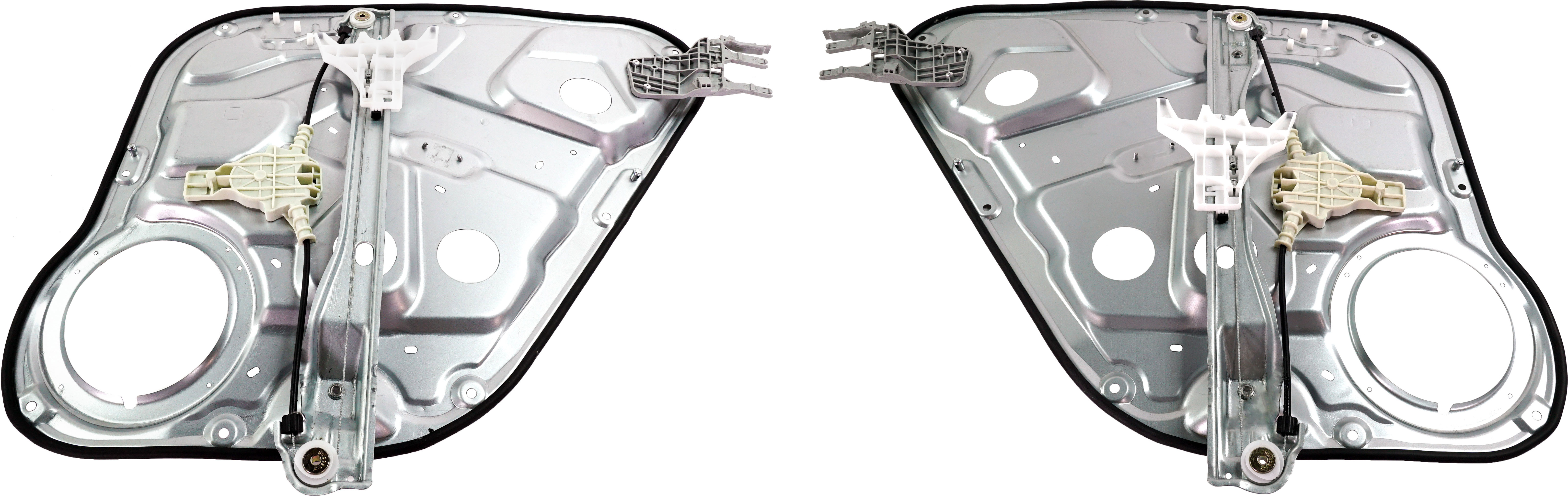 AM SANTA FE 07-09 REAR WINDOW REGULATOR RH AND LH Power w o Motor SKU SET RH49170013 OEM 834812B000-834712B000
