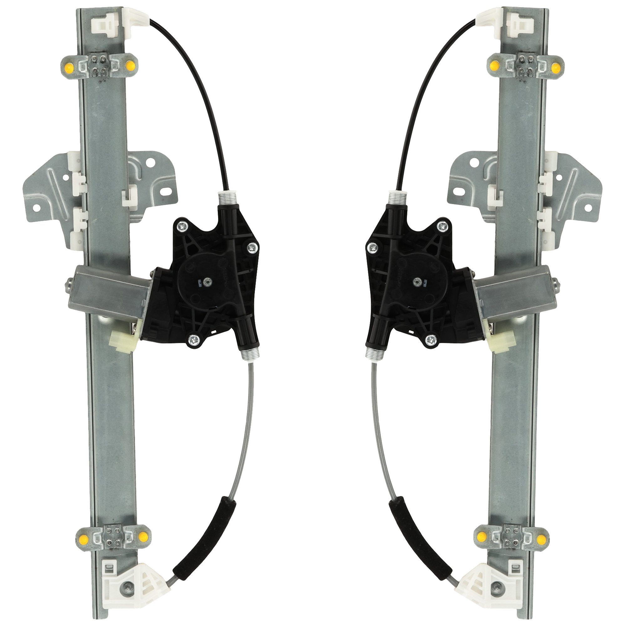 AM ACCENT RIO RIO5-06-11 FRONT WINDOW REGULATOR RH AND LH w Motor 2 Pins SKU SET RH49170095 OEM 834021G010-834011G010