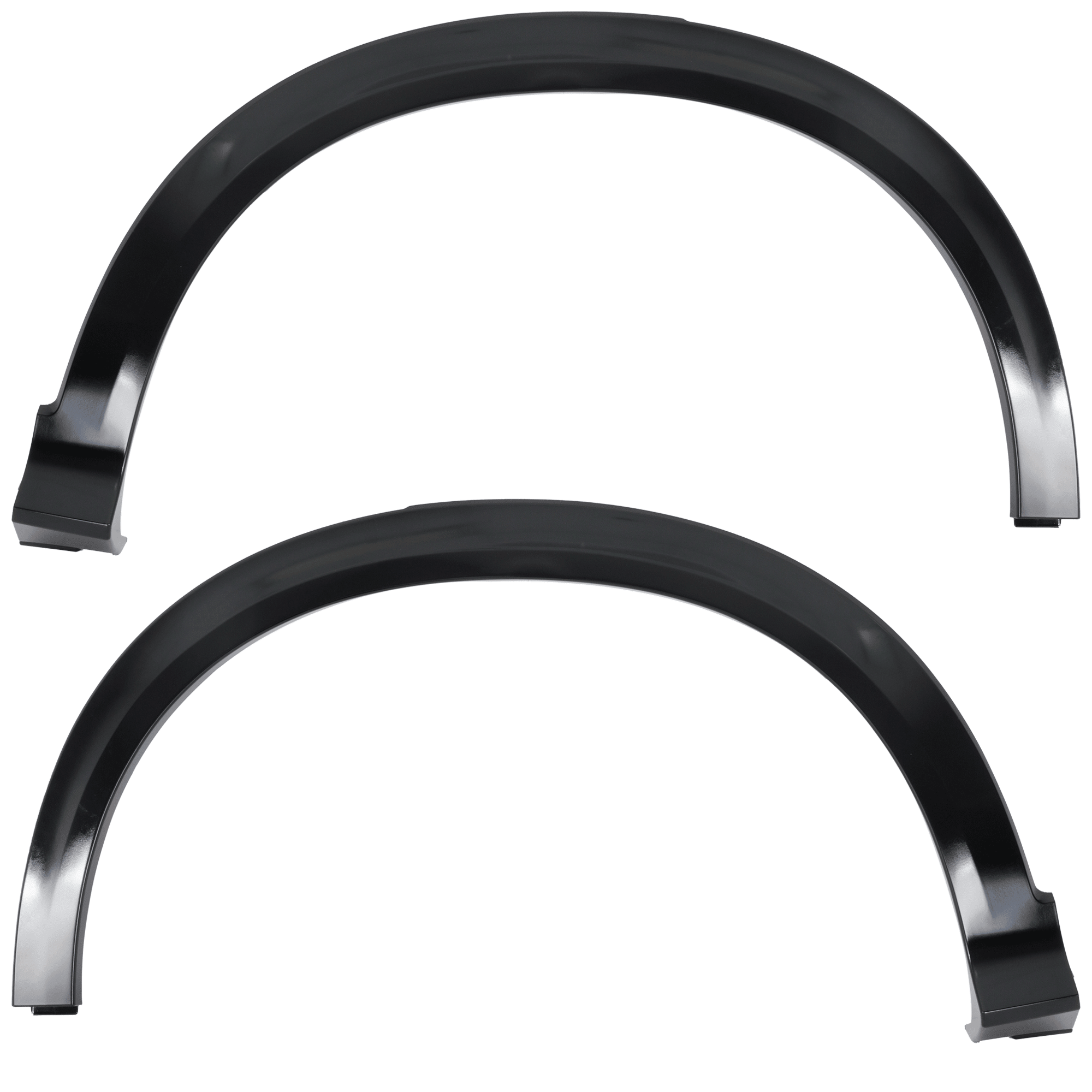 AM HR V 19-22 REAR WHEEL OPENING MOLDING RH AND LH Gloss Black Sport Model CAPA SKU SET RH55390011Q Partslink HO1790109C HO1791109C OEM 74410T7WA11-74450T7WA11