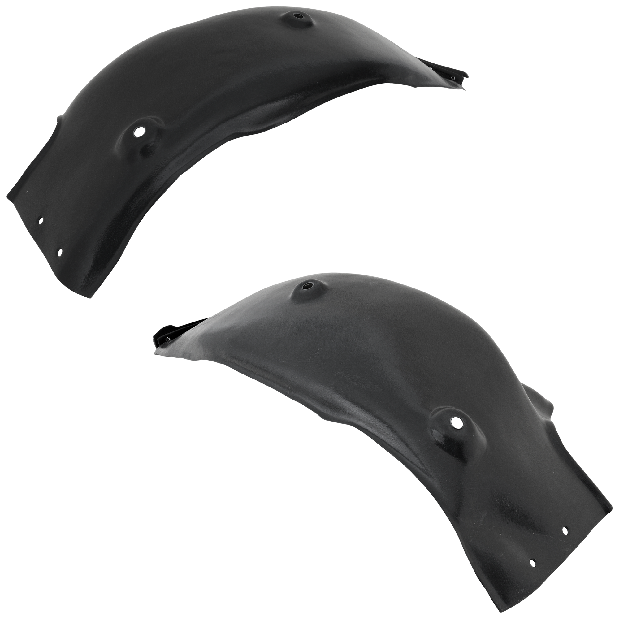 AM ELANTRA 17-18 REAR FENDER LINER RH AND LH Polyethylene Vacuum Form Front Section Wheelhouse Liner 1.4L 2.0L Turbo Eng Korea Built Vehicle SKU SET RH55430003 Partslink HY1762106 HY1763106 OEM 86823F2000-86824F2000