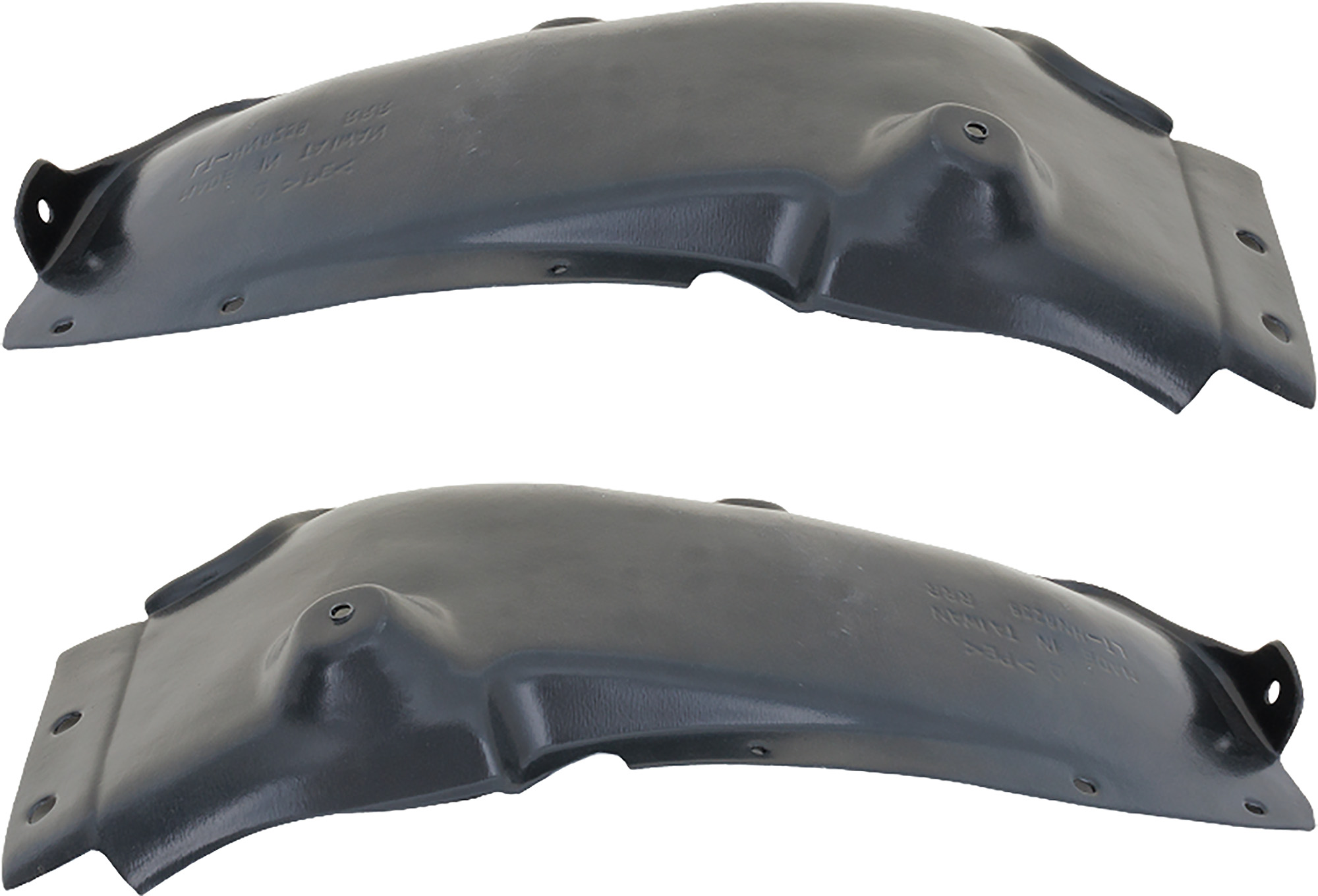 AM ELANTRA 17-18 REAR FENDER LINER RH AND LH Polyethylene Vacuum Form Rear Section Wheelhouse Liner 1.4L 2.0L Turbo Eng Korea Built Vehicle SKU SET RH55430005 Partslink HY1763107 HY1762107 OEM 86822F2000-86821F2000