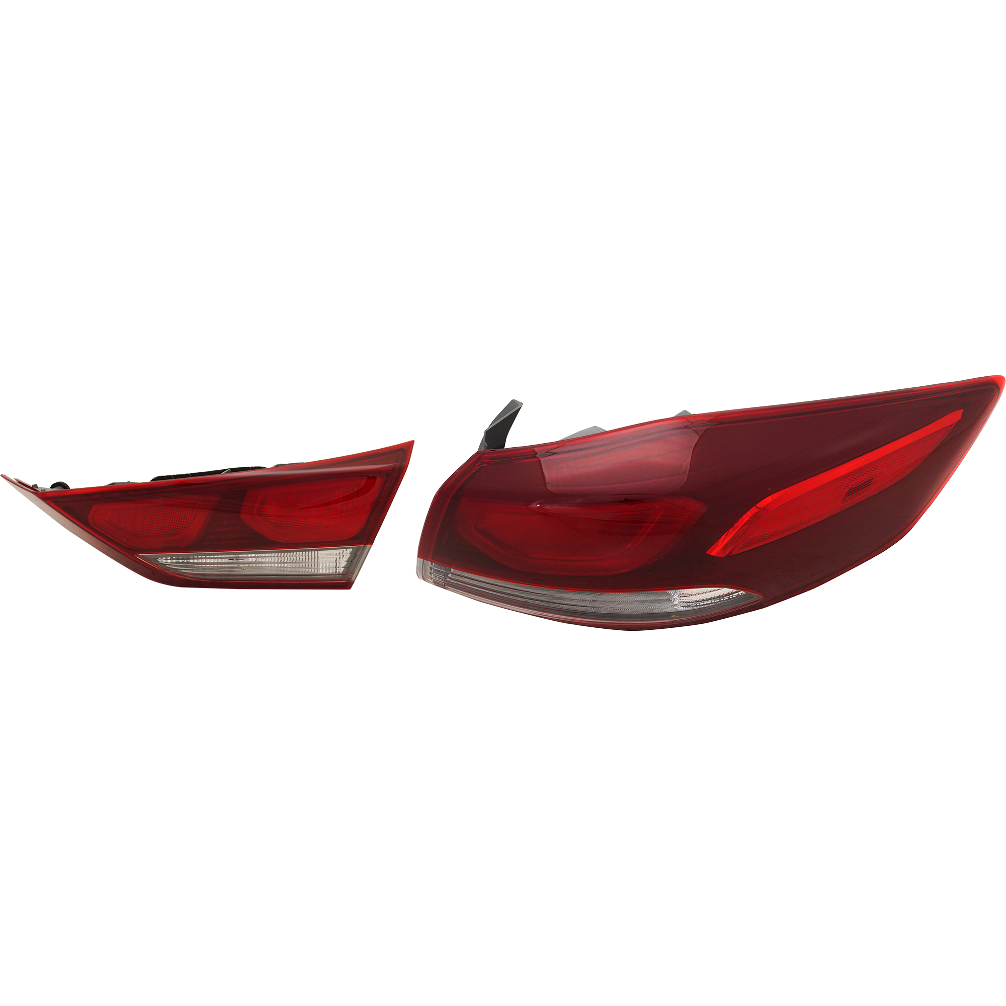 AM ELANTRA 17-18 TAIL LAMP RH Inner and Outer Assembly Halogen USA Built Vehicle SKU SET RH73010001 A Partslink HY2803138 HY2805140 OEM 92402F3000-92404F3000