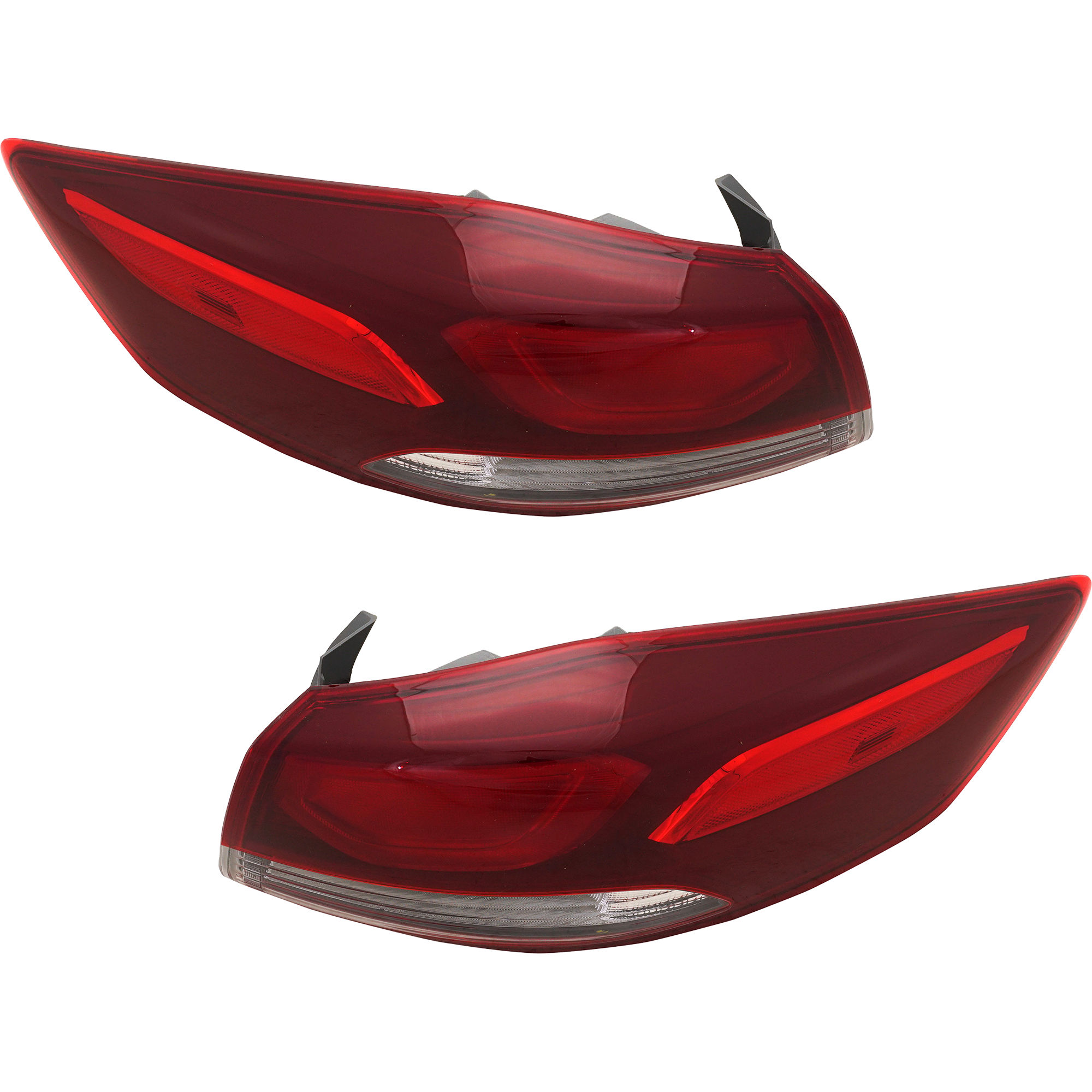 AM ELANTRA 17-18 TAIL LAMP RH AND LH Outer Assembly Halogen Korea Built Vehicle SKU SET RH73010017 Partslink HY2805142 HY2804142 OEM 92402F2020-92401F2020