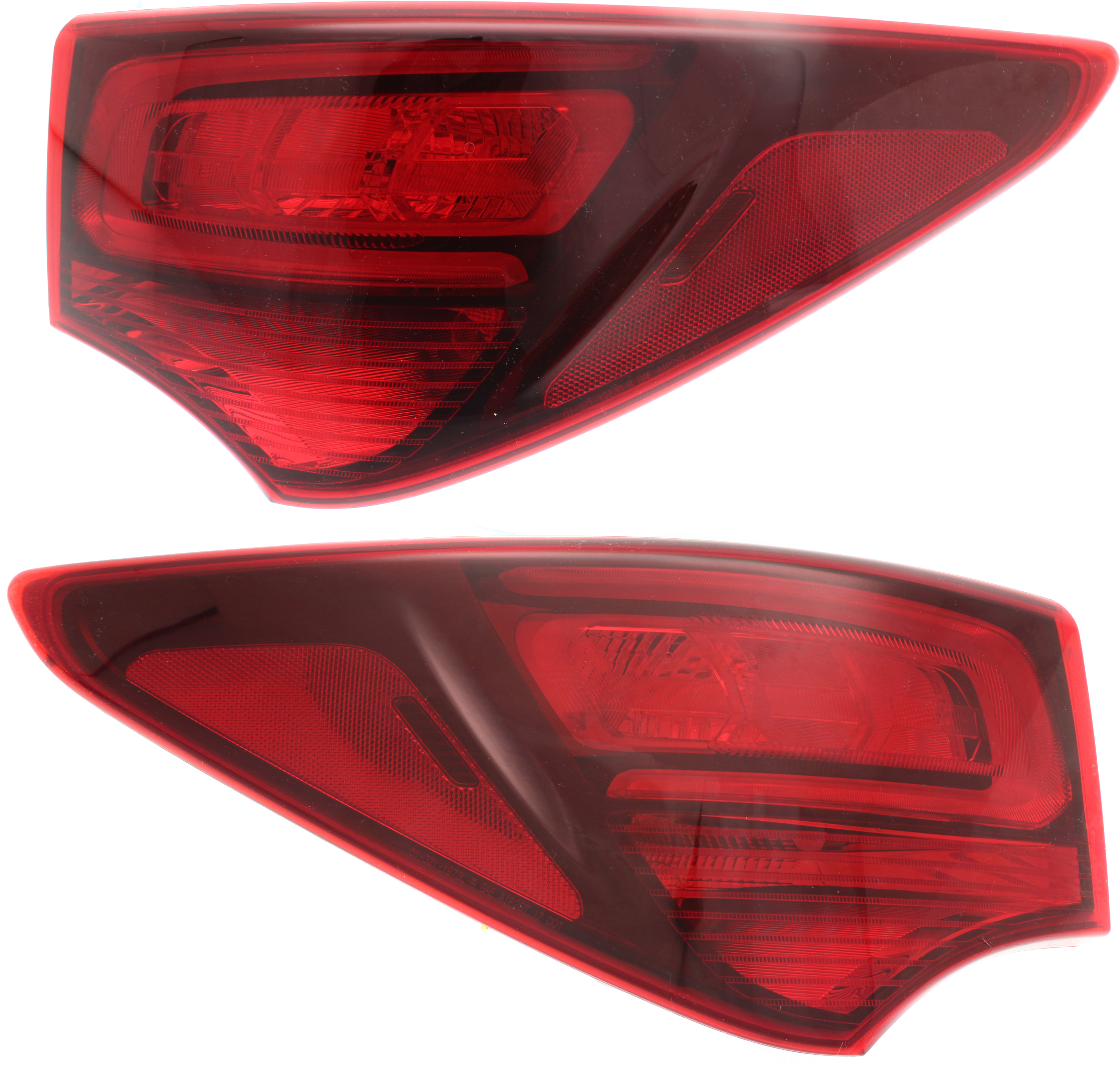 AM SANTA FE SPORT 17-18 TAIL LAMP RH AND LH Outer Assembly Halogen Exc. Limited 2.0T Ultimate SKU SET RH73010037