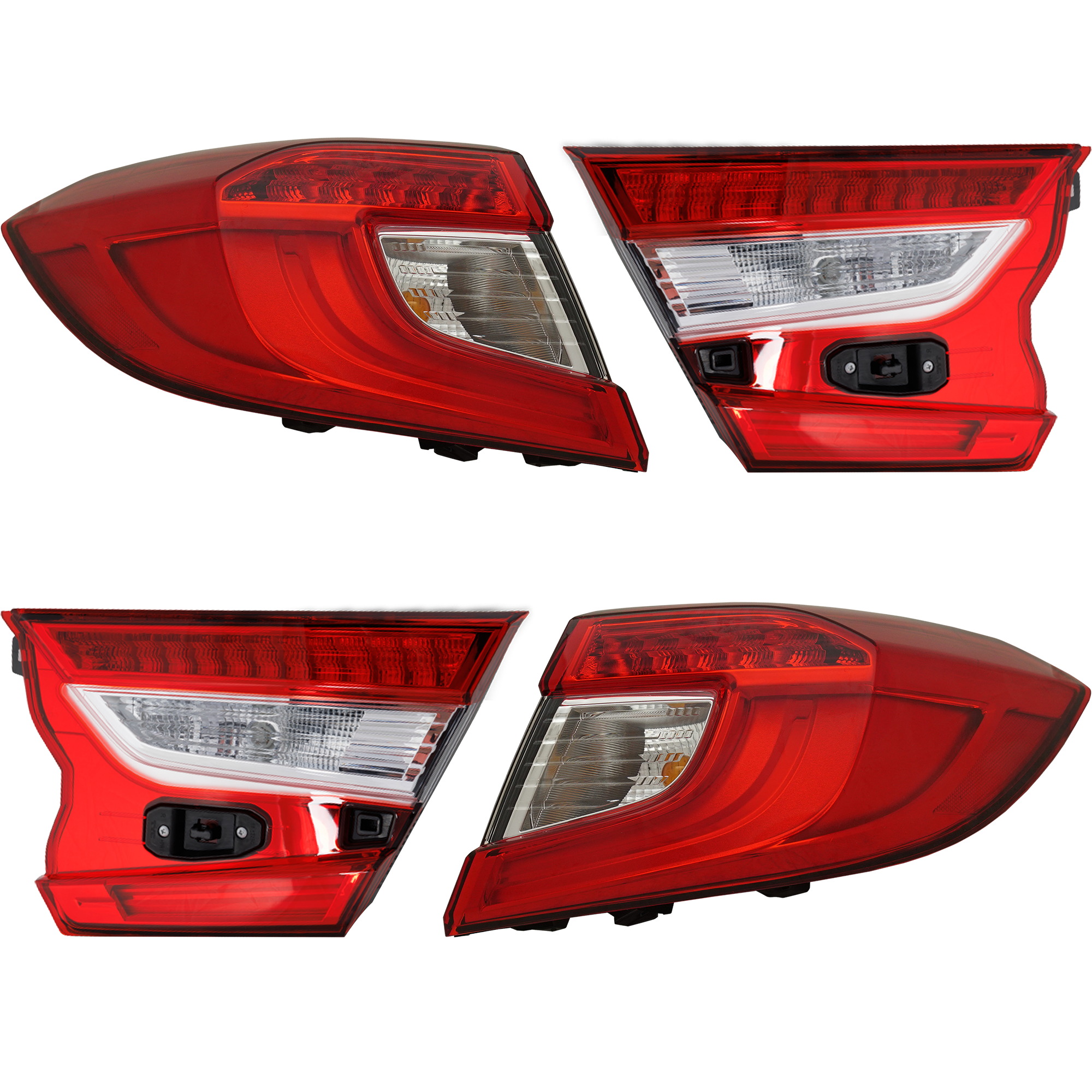 AM ACCORD 18-22 TAIL LAMP RH AND LH Inner and Outer Assembly SKU SET RH73010059-4 Partslink HO2802119 HO2803119 HO2804118 HO2805118 OEM 33500TVAA01-33550TVAA01-34150T