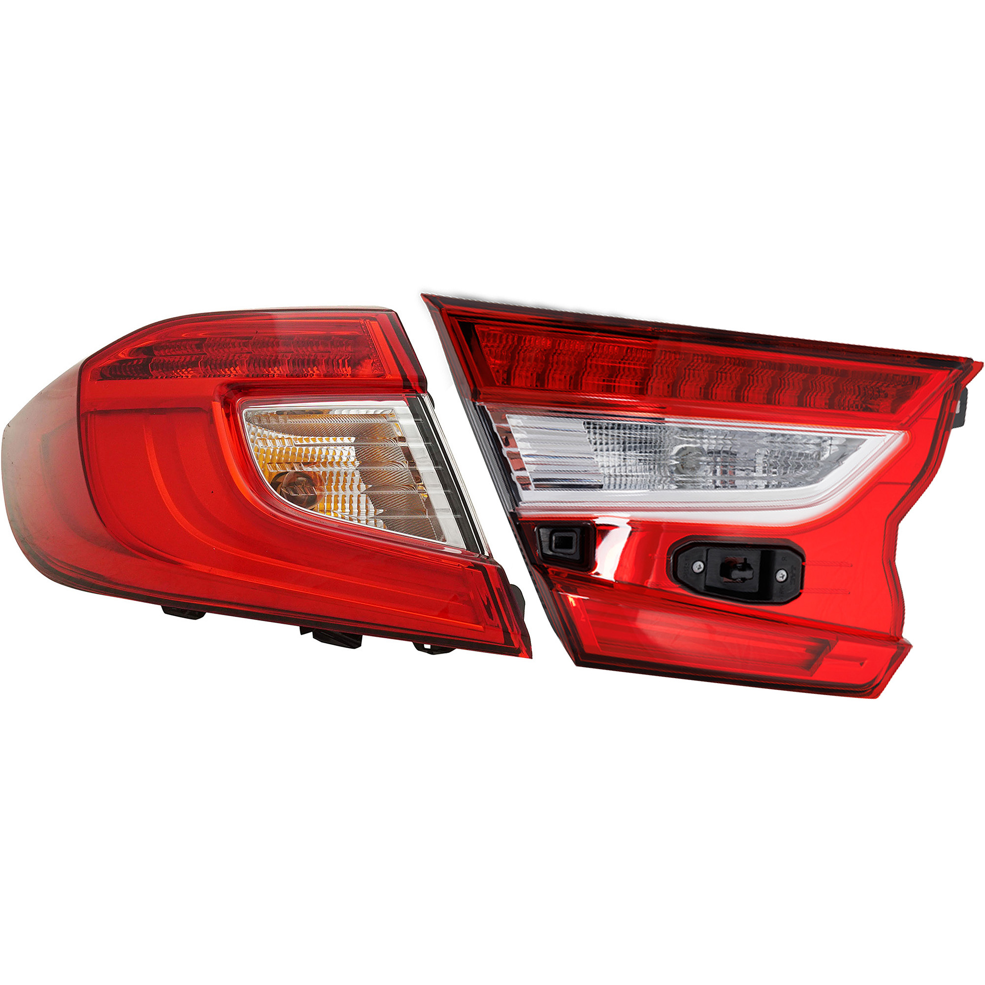 AM ACCORD 18-22 TAIL LAMP LH Inner and Outer Assembly CAPA SKU SET RH73010060Q Partslink HO2802119C HO2804118C OEM 33550TVAA01-34155TVAA01