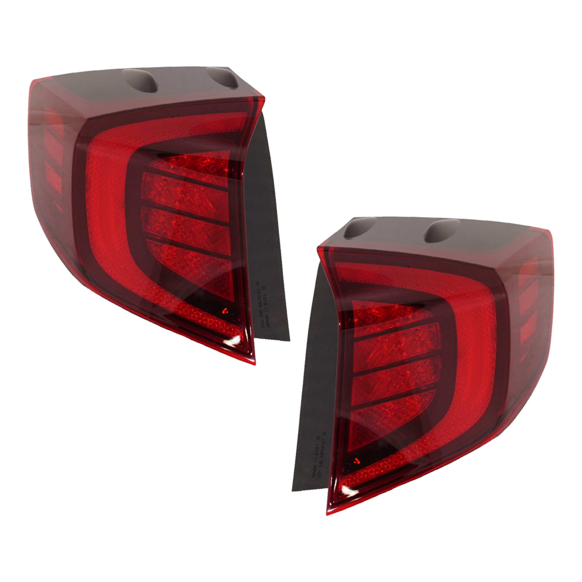 AM SONATA 20-22 TAIL LAMP RH AND LH Outer Assembly LED Limited Luxury SEL Plus Sport Ultimate Models CAPA SKU SET RH73010125Q Partslink HY2805163C HY2804163C OEM 92402L0100-92401L0100