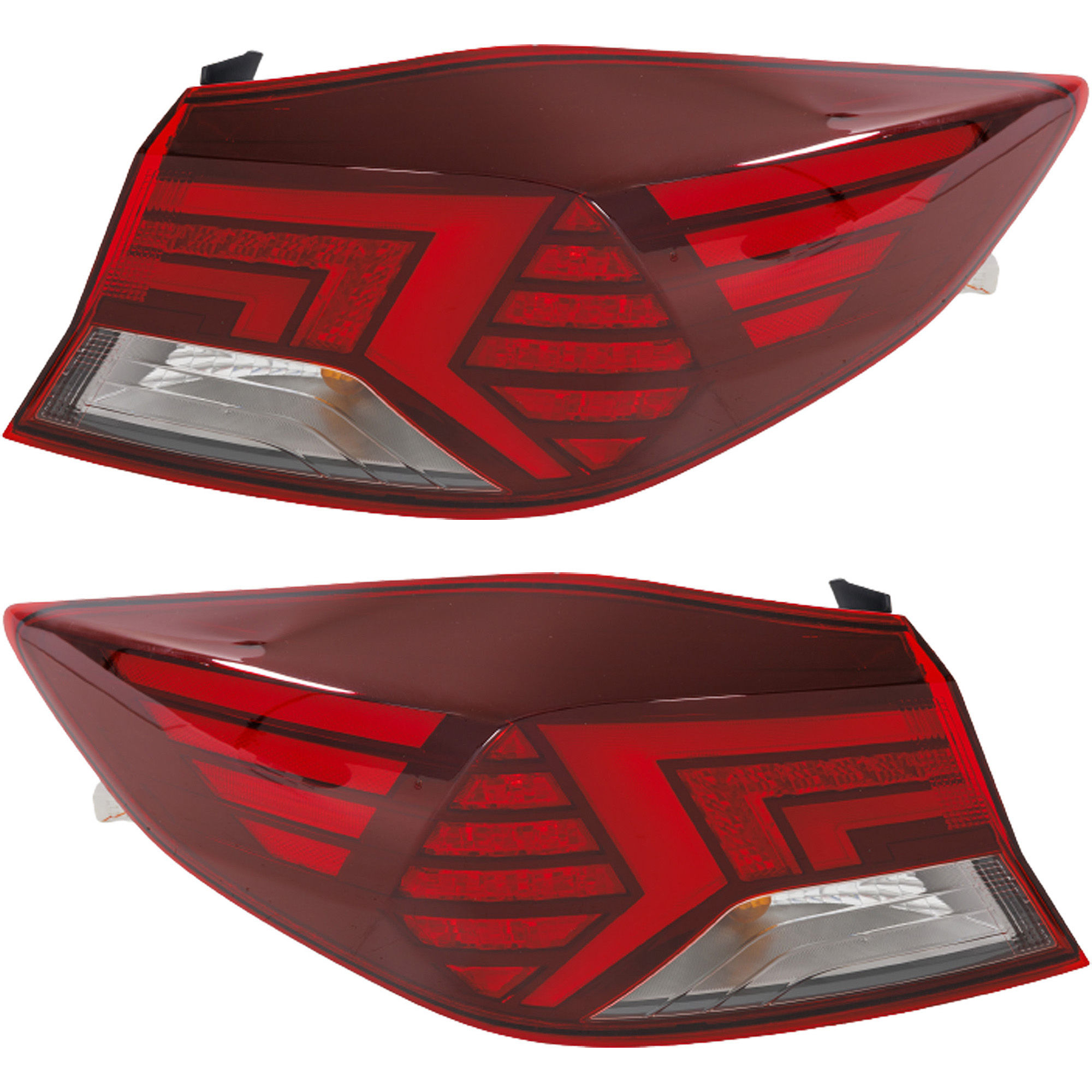 AM ELANTRA 19-20 TAIL LAMP RH AND LH Outer Assembly LED Sedan SKU SET RH73010139 Partslink HY2805165 HY2804165 OEM 92402F2610-92401F2610
