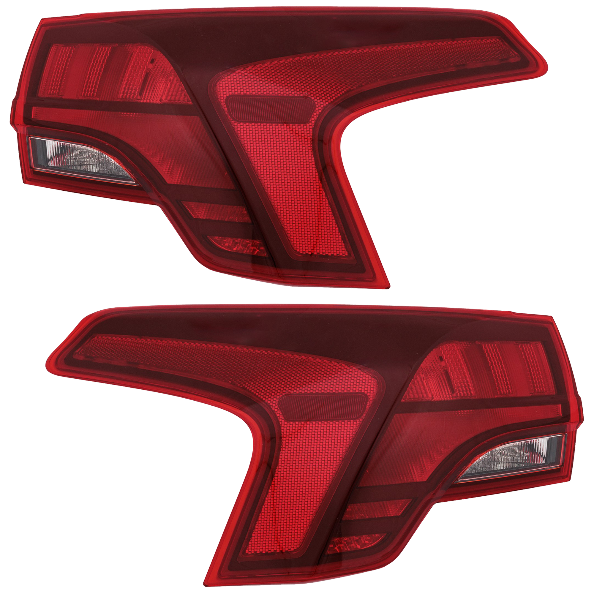 AM SANTA FE 21-23 TAIL LAMP RH AND LH Outer Assembly Halogen SKU SET RH73010179A Partslink HY2805175 HY2804175 OEM 92402S2500-92401S2500