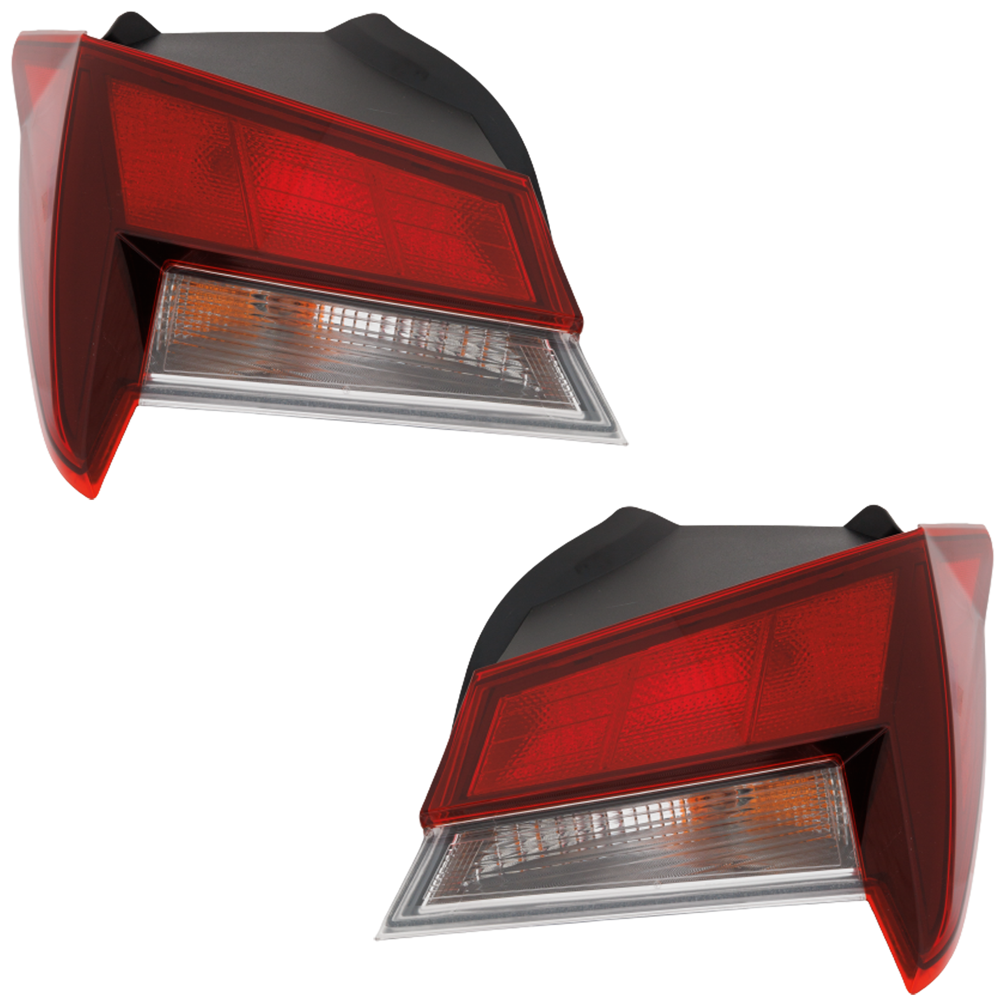 AM ELANTRA 21-23 TAIL LAMP RH AND LH Outer Assembly Halogen Korea Built Sedan SKU SET RH73010181A Partslink HY2805170 HY2804170 OEM 92402AA020-92401AA020