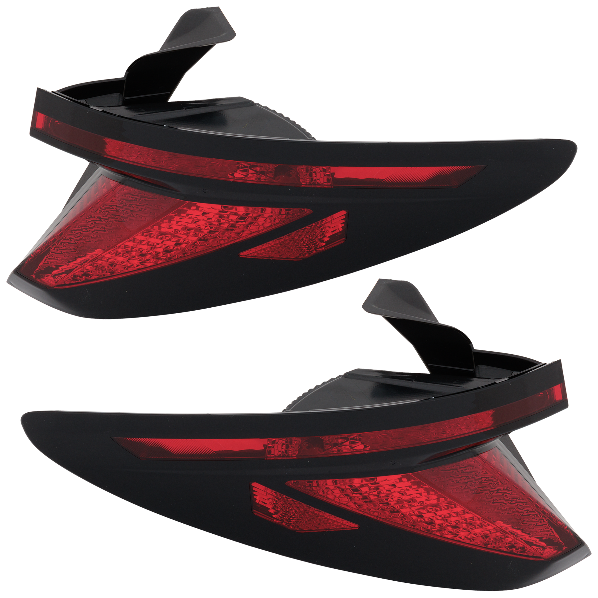 AM TUCSON 22-23 TAIL LAMP RH AND LH Outer Assembly Halogen SE Model USA Built Vehicle CAPA SKU SET RH73010183AQ Partslink HY2804172C HY2805172C OEM 92401CW000-92402CW000