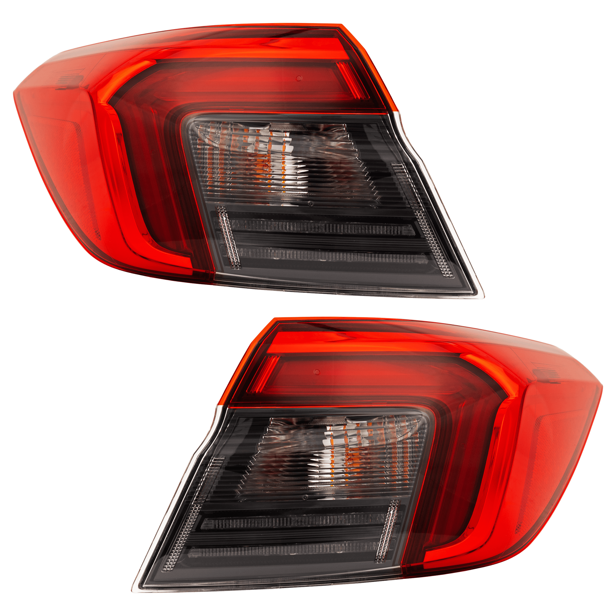 AM CIVIC 22-24 TAIL LAMP RH AND LH Outer Assembly LED Sedan SKU SET RH73010187A Partslink HO2805123 HO2804123 OEM 33500T20A01-33550T20A01