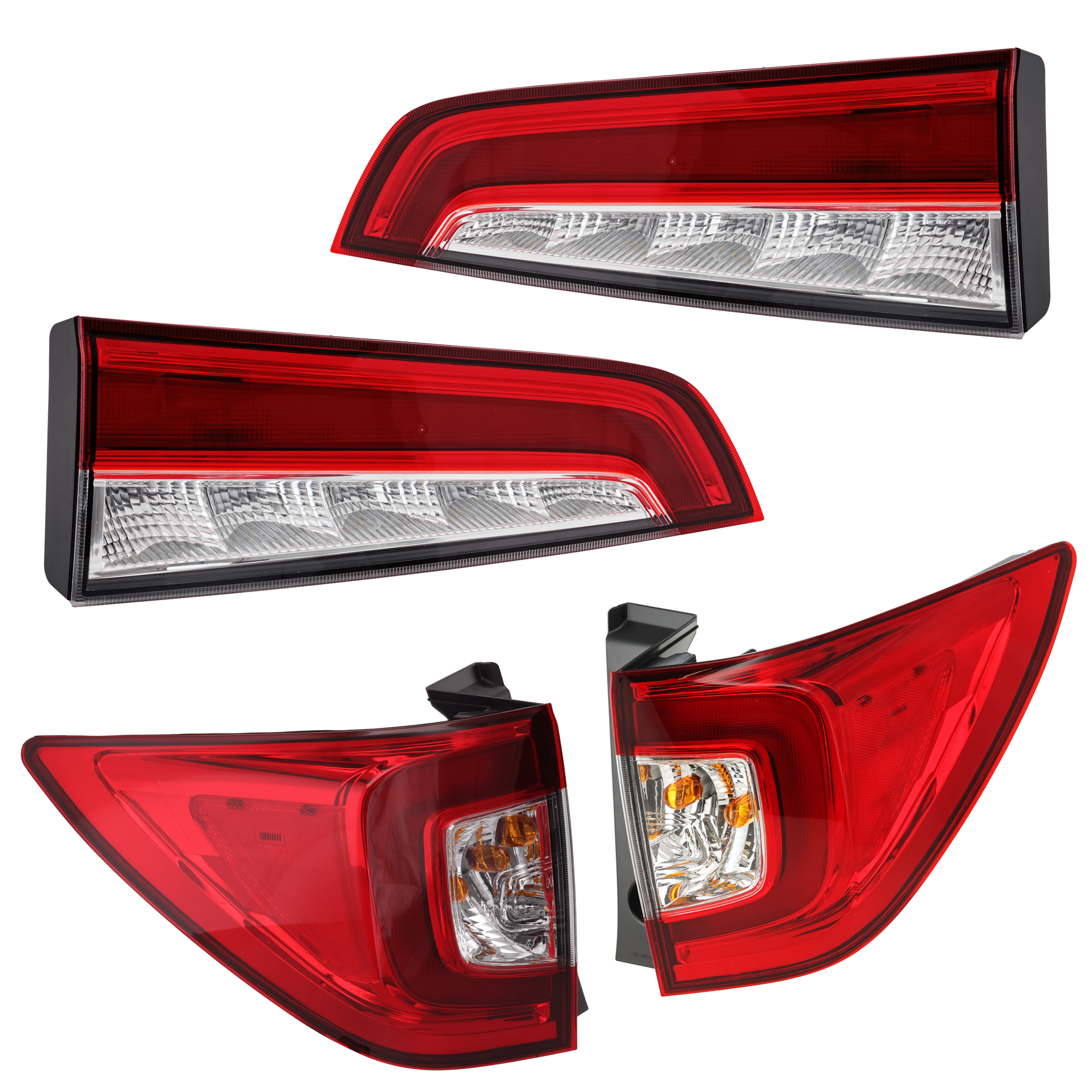 AM PILOT 19-22 TAIL LAMP RH AND LH Inner and Outer Assembly LED SKU SET RH73010201A 4 Partslink HO2802130 HO2803130 HO2804120 HO2805120 OEM 33500TG7A11-33550TG7A11-34150T