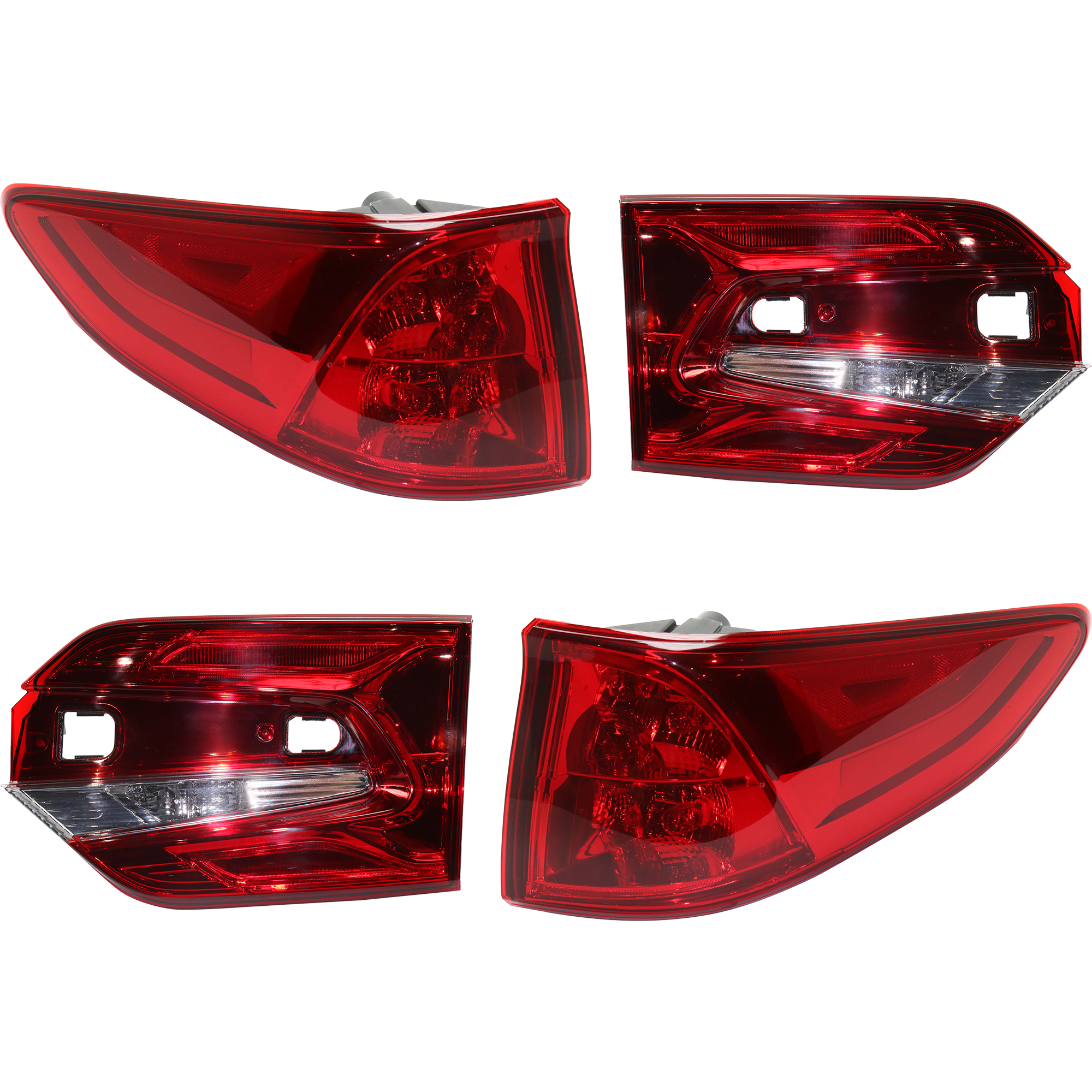 AM ODYSSEY 18-23 TAIL LAMP RH AND LH Inner and Outer Assembly Halogen Set of 4 SKU SET RH73130001-4 Partslink HO2802117 HO2803117 HO2804115 HO2805115 OEM 33500THRA01-33550THRA01-34150T